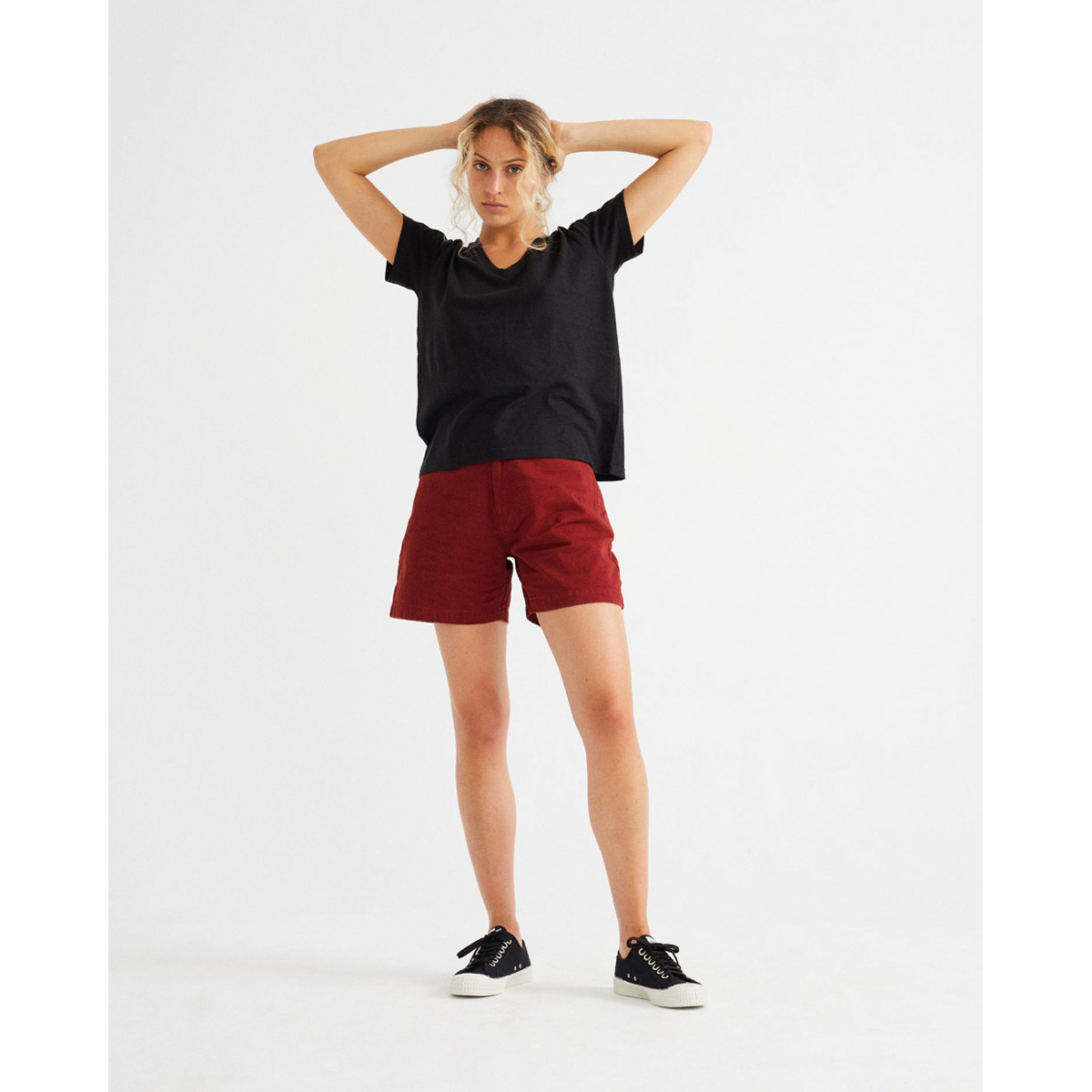 Hemp Clavel T-shirt ThinkingMu Hemp Clavel T-shirt Black, vue 2