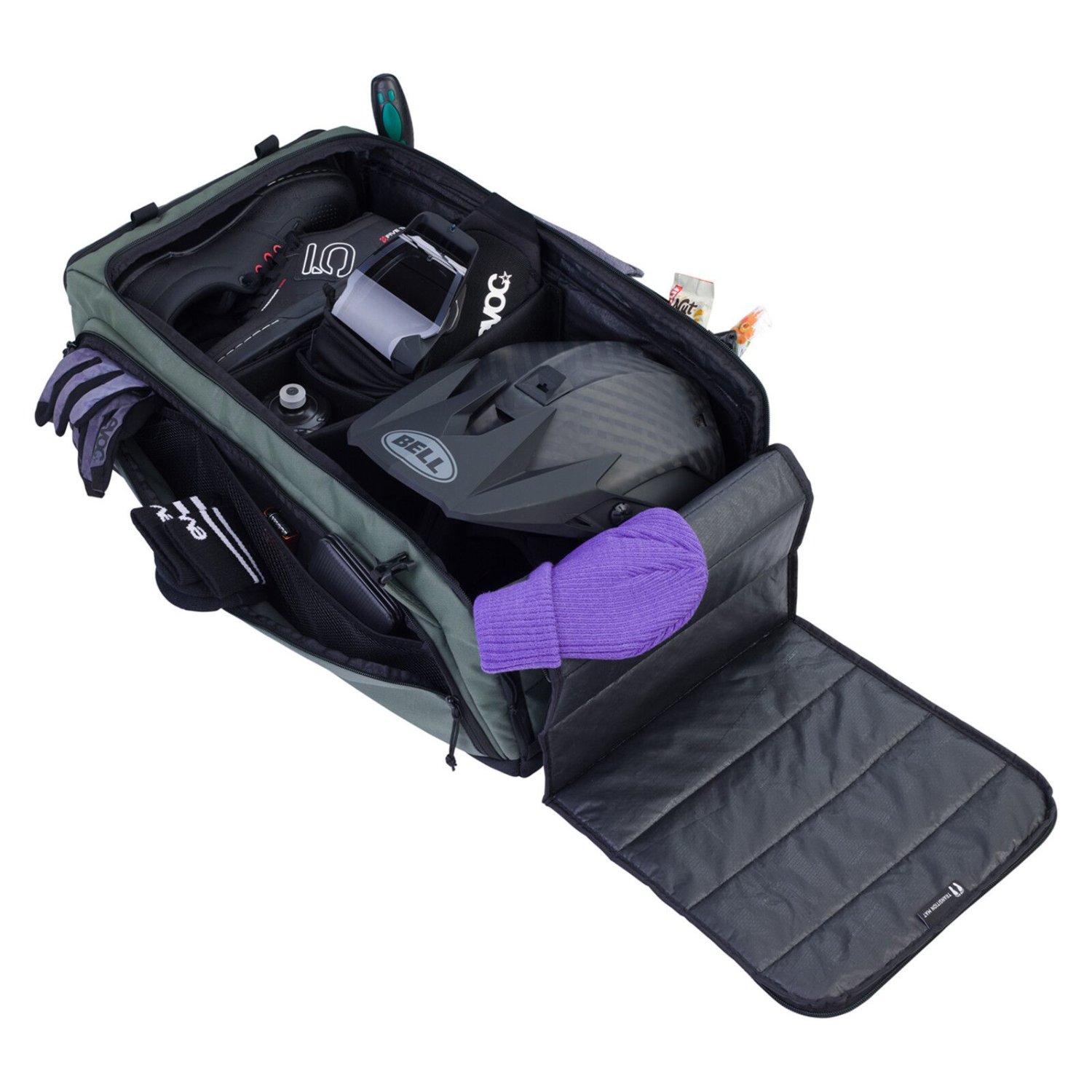 Rucksack, Tasche, Helm, Fahrrad, Ausrüstung