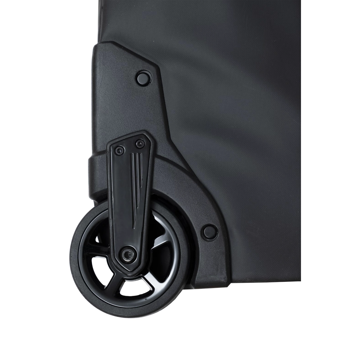 Stibbs 4 Pair Ski Roller Roulette, roulette de vélo, chariot à bagages, roulette de valise, noir