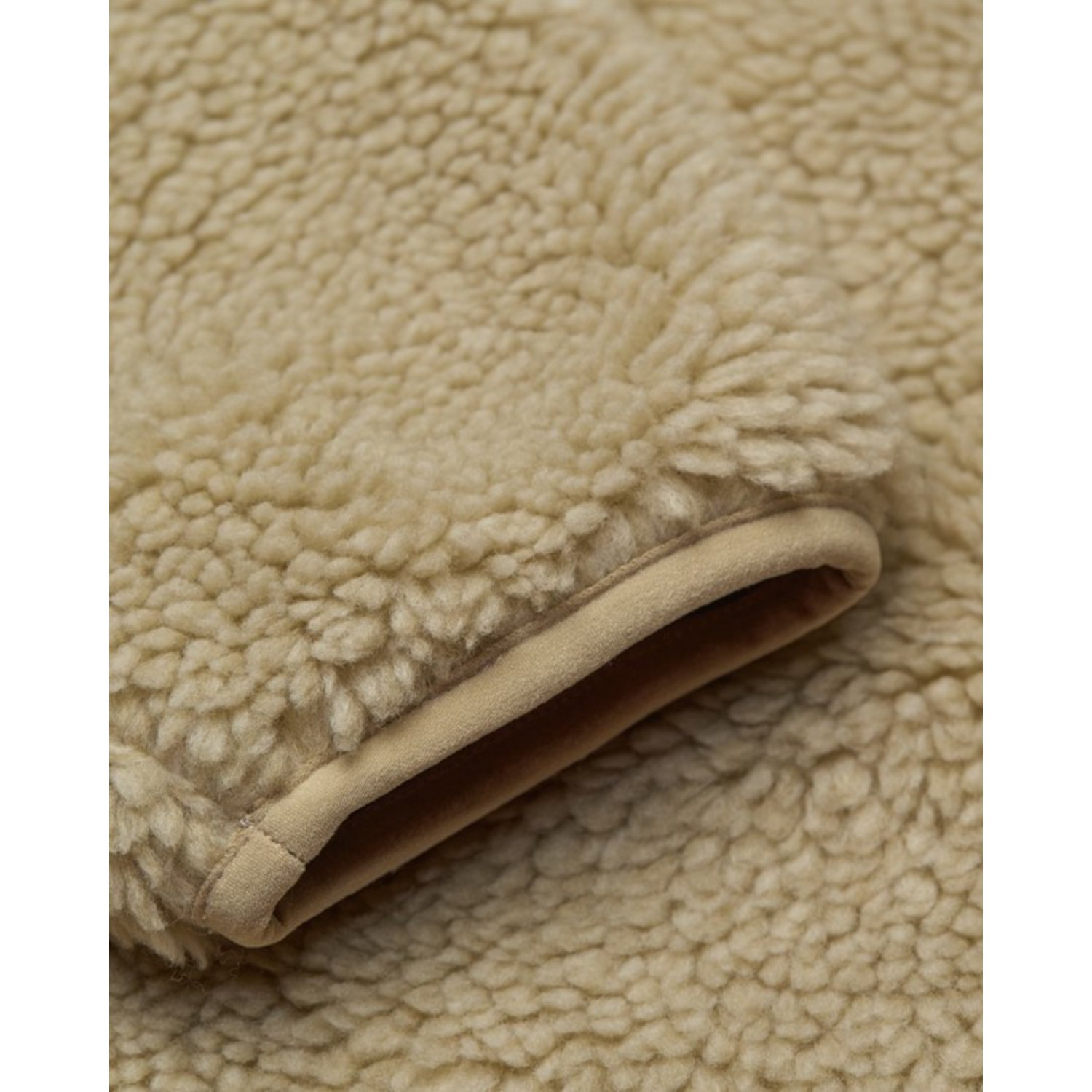 Oak Sherpa W Peaux de laine, Shaggy, beige, textile, fourrure tricotée