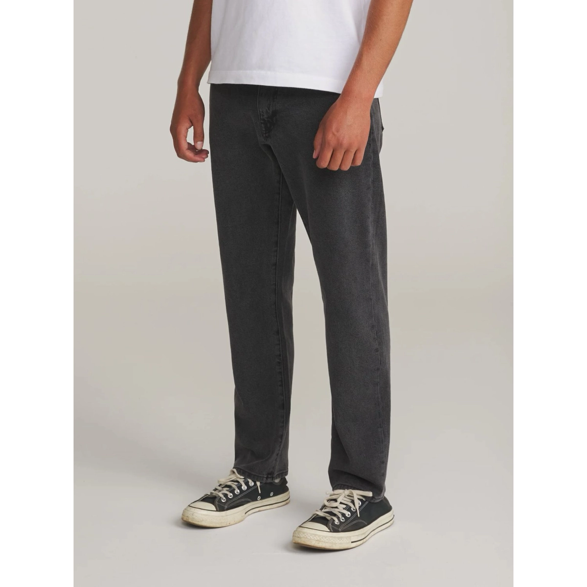 Hose, Jeans, Straight leg, Dunkelgrau, Beinlänge normal, Jeans, Hose, dunkelgrau, Straight Leg, Casual