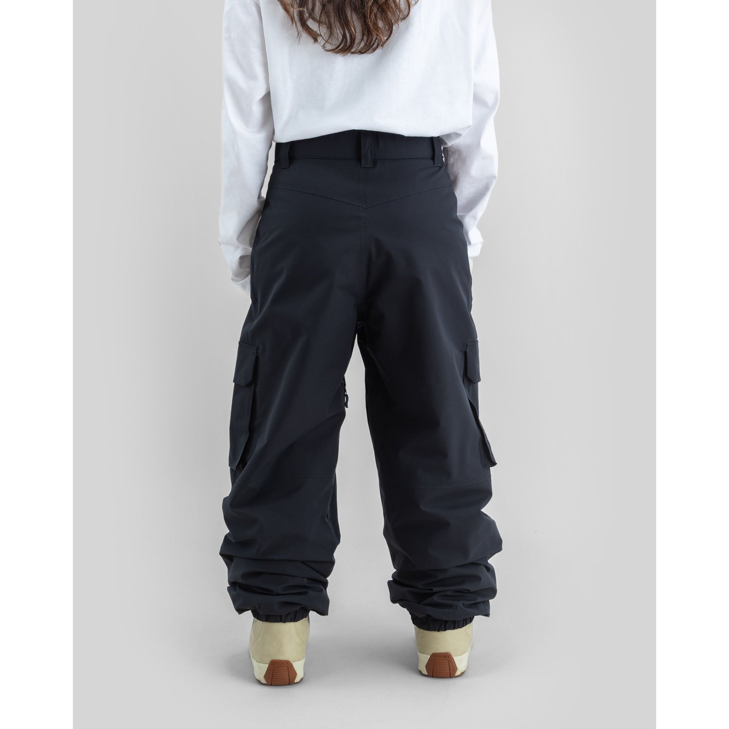 hose, Cargo-Taschen, baggy, dunkel navy, elastische Bündchen