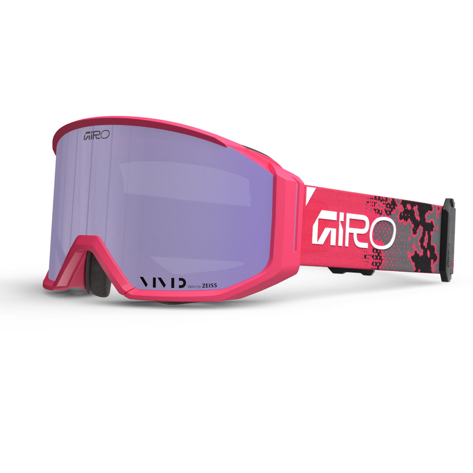Skibrille, Goggle, pink, lila-Reflex, UV400