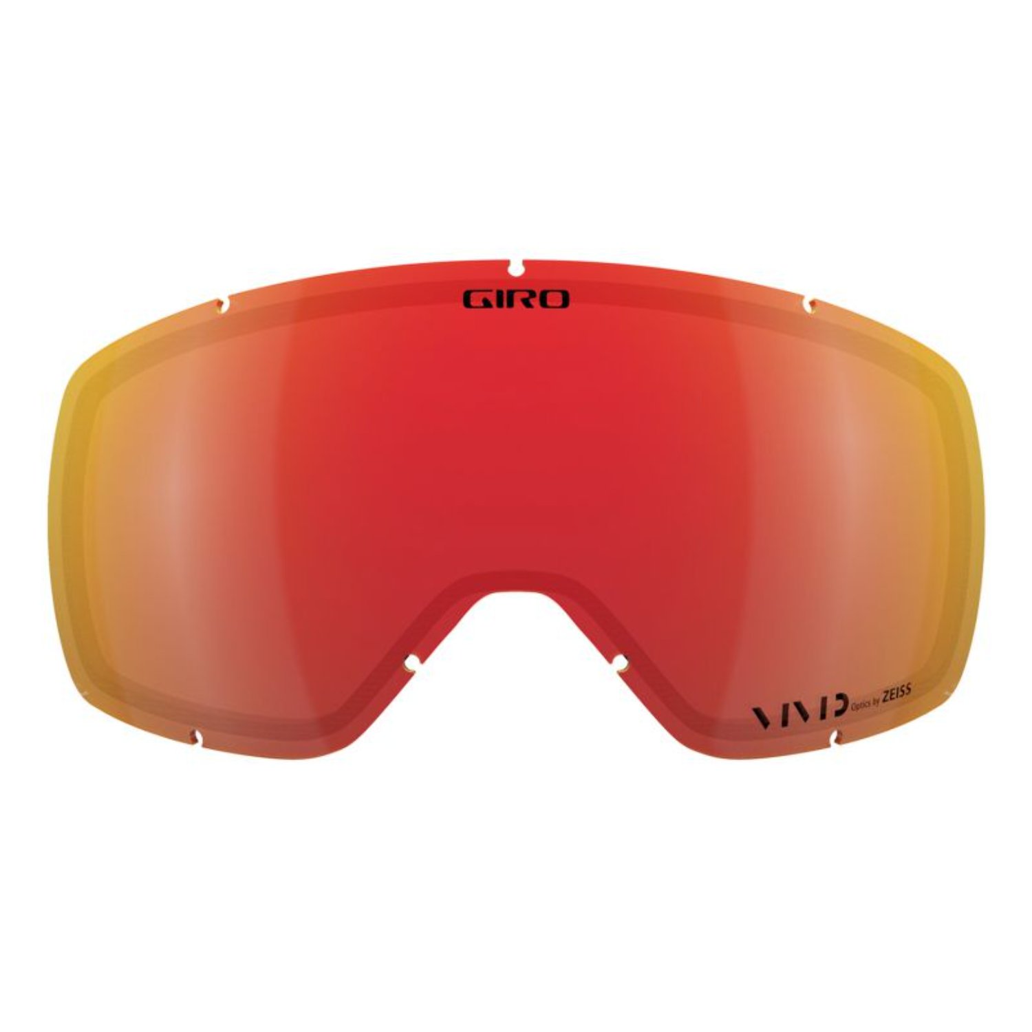 Balance II Lens Goggles, Schneebrille, Gläser, Rot-Orange, Spiegelnd