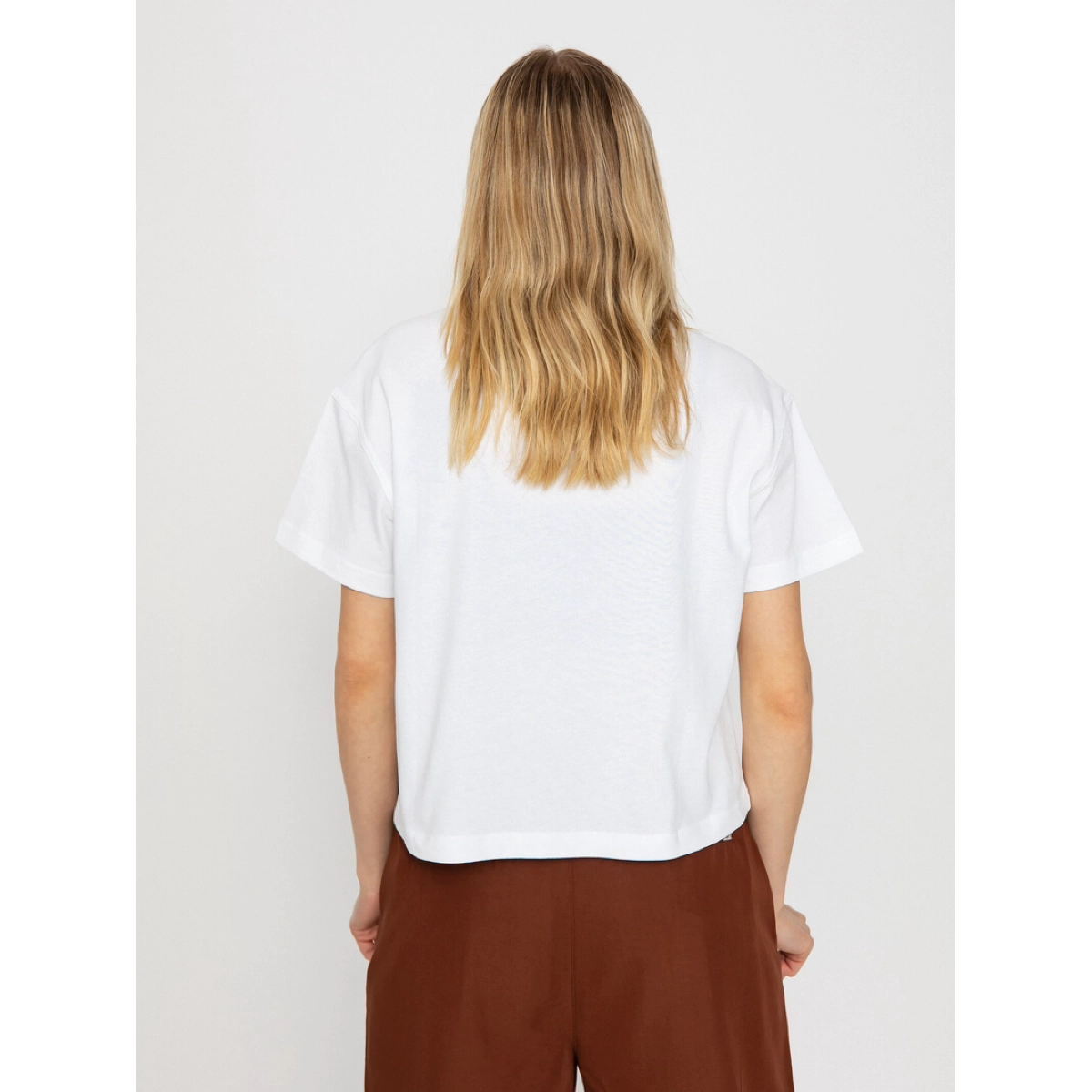 T-Shirt, Weiße T-Shirt, Kurzarm, Rückenansicht, Hemd-ähnlich?