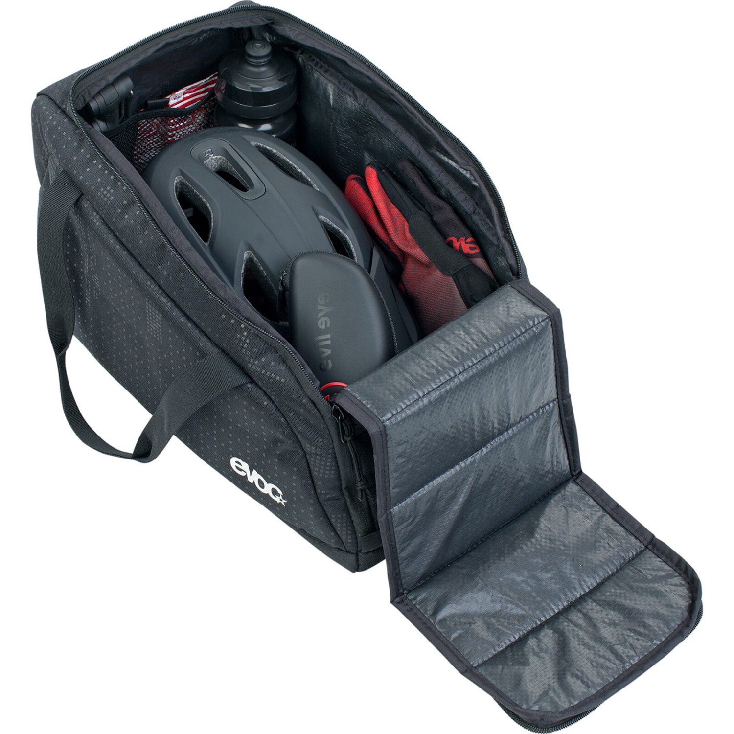 Casque de vélo, sacoche pour casque, gourde, porte-lunettes, sac de voyage