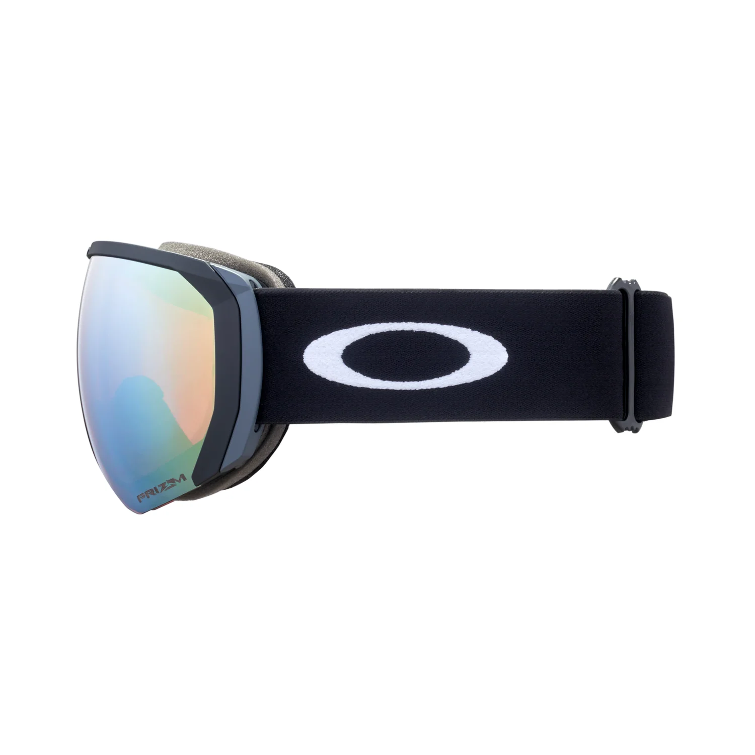 Lunettes de ski, verres miroités, sangle noire, sangle réglable