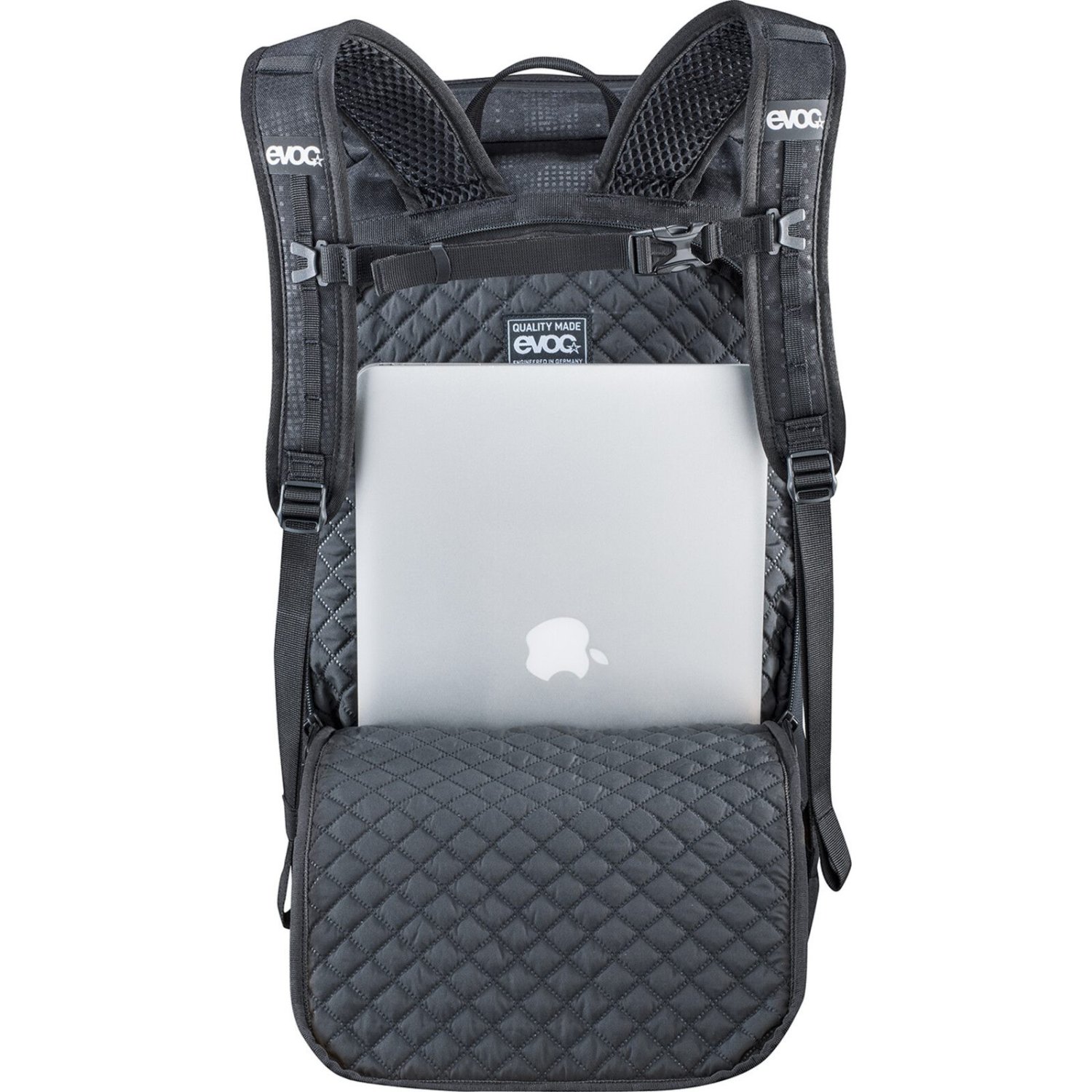 Rucksack, Laptopfach, Quilted Muster, Schultergurt, Schutzhülle Laptop