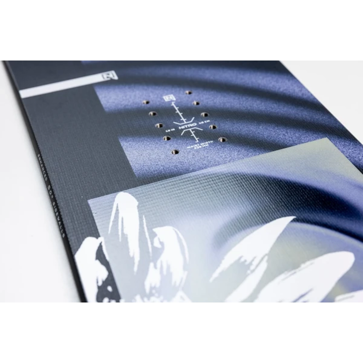 Planche, magazine, bleu, motif, trous, affiche, montagnes, bleu, graphisme, illustration