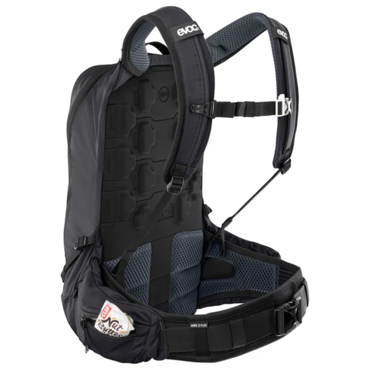 Sac à dos, rembourrage dorsal, sangle, poche latérale, filet