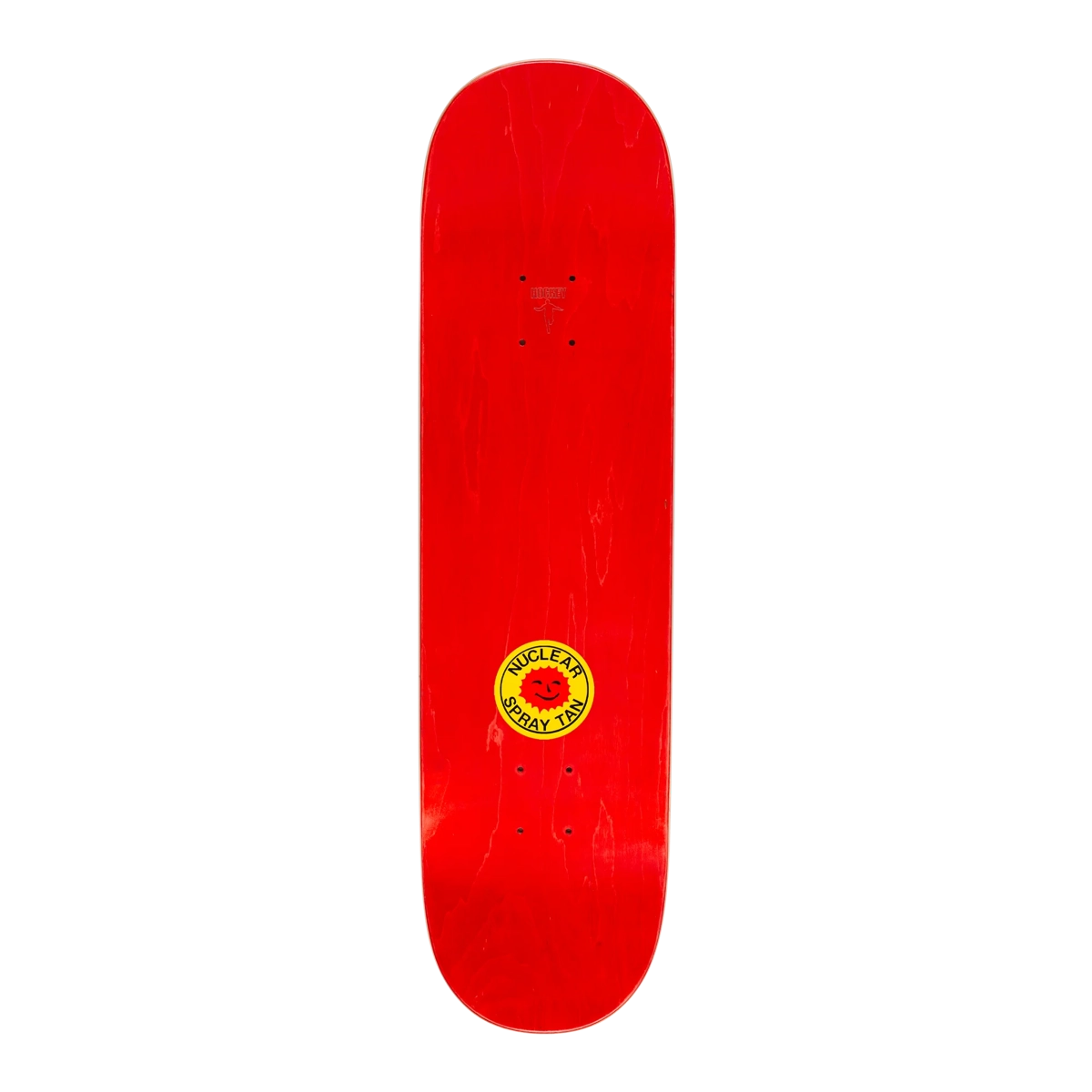 Nuclear Spraytan Andrew 8.5 Longboard, rouge, planche, autocollant, autocollant circulaire