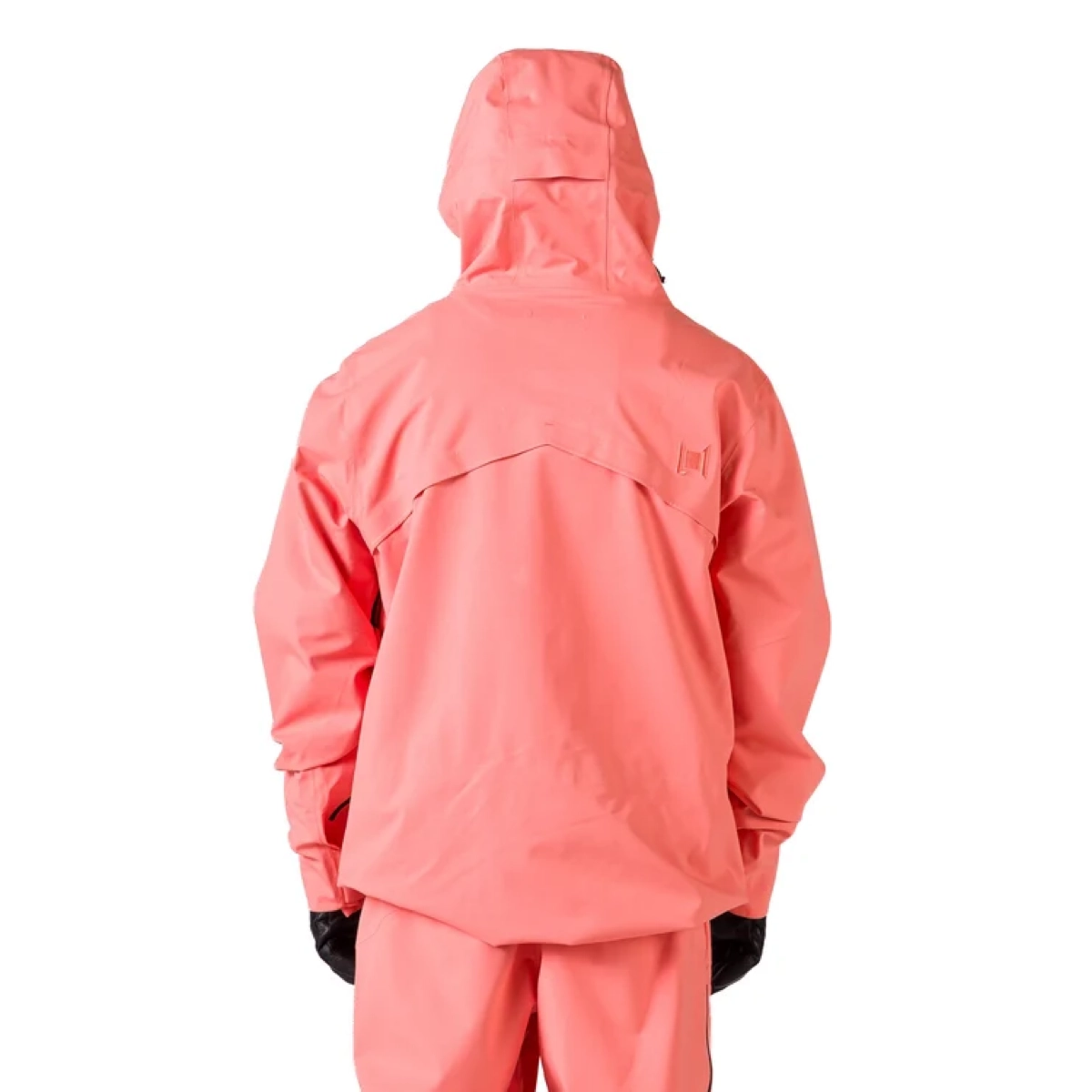 3L Easy Jacket Veste imperméable, sweat à capuche, veste à capuche, tissu en nylon, rose, veste imperméable, sweat à capuche, vue de dos, rose, coupe-vent