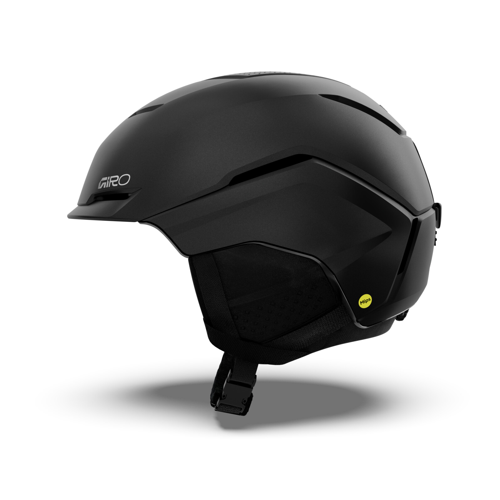 skihelm, mips, schwarz, verstellbare-schnalle, belüfteter-helm