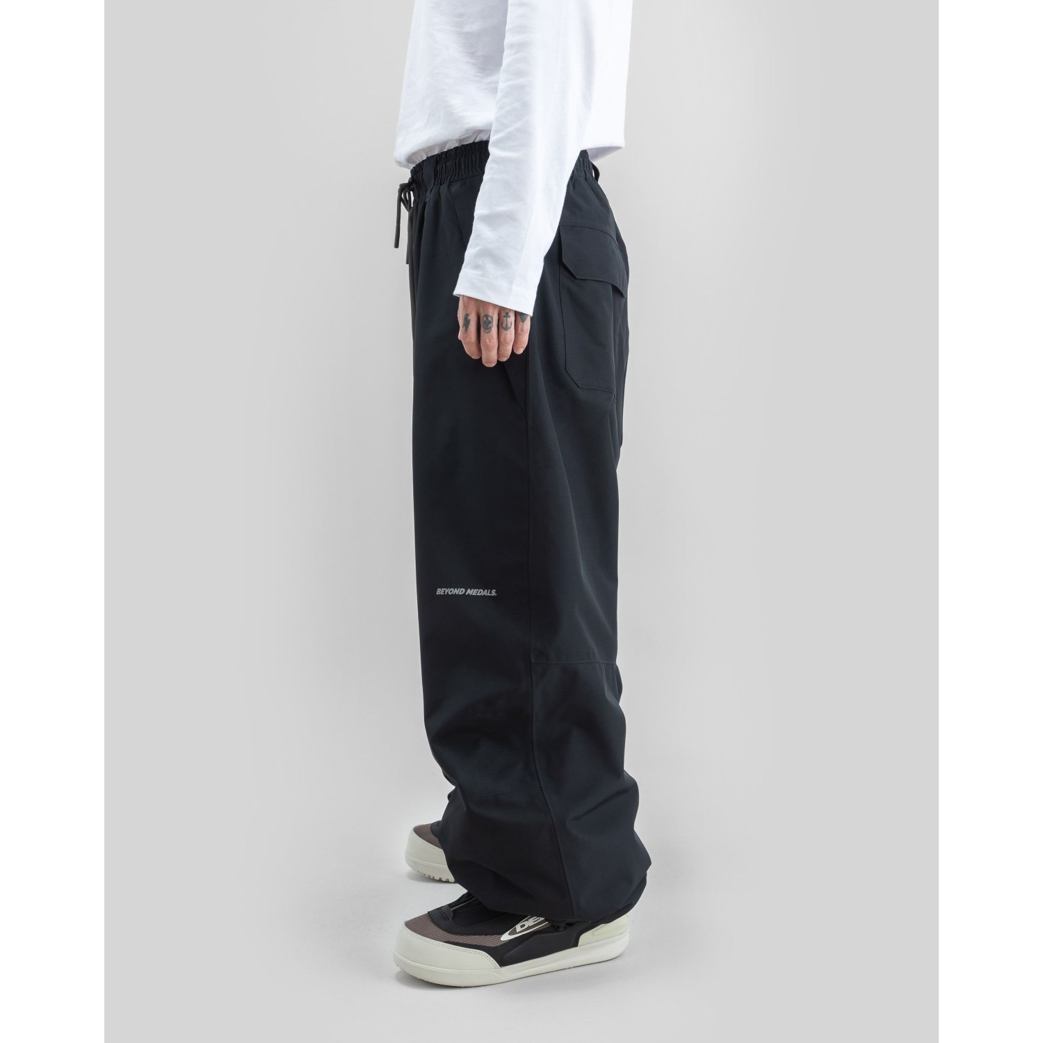 Park Pants Hose, Schwarz, Cargo, Jogging, Cargo-Taschen