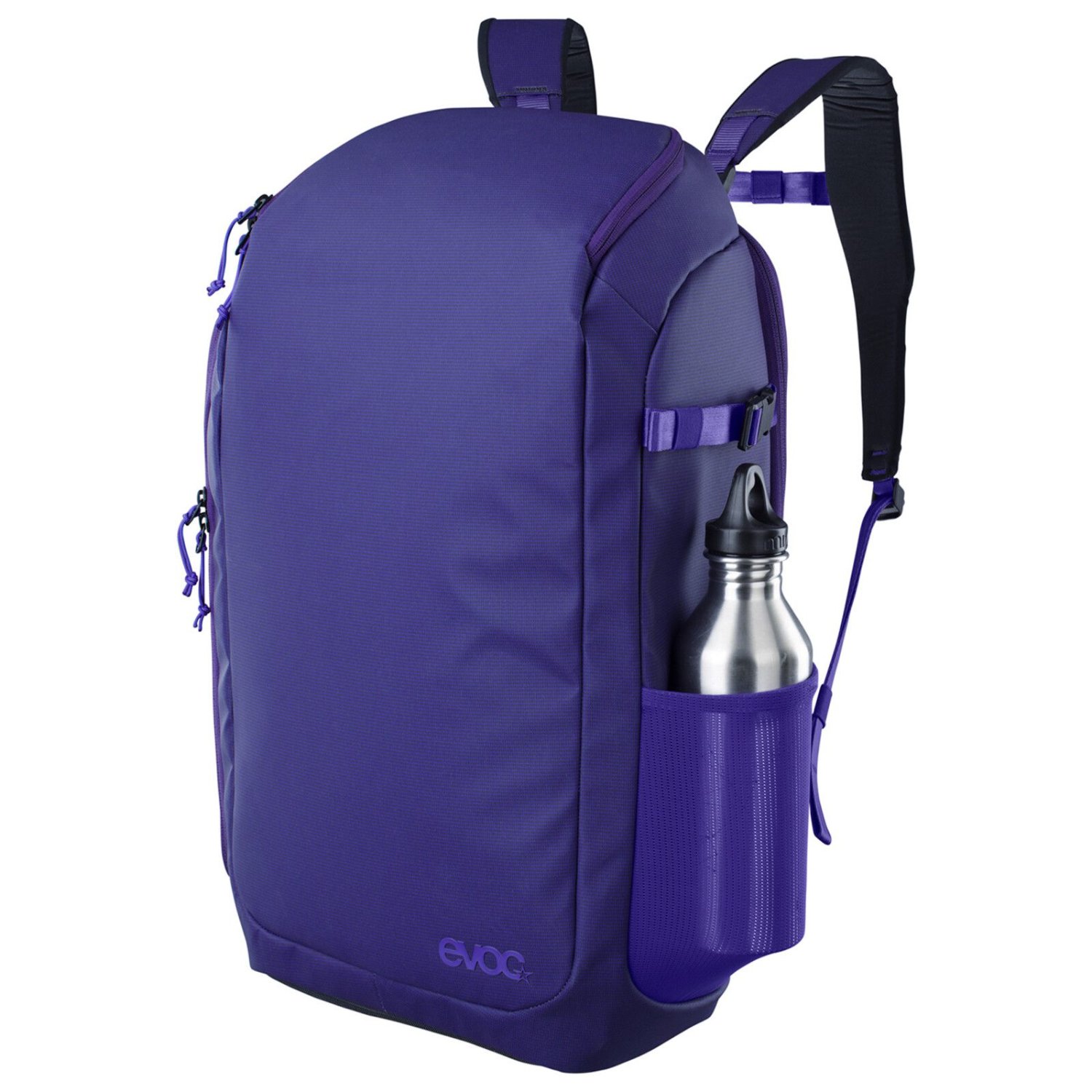 Rucksack, Rucksack, Seitentasche, Trinkflasche, Lila