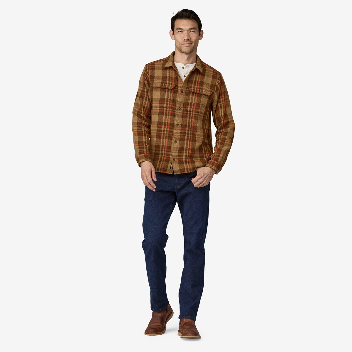 M's Fjord Loft Shirt Hemd, Hosen, Erwachsener, Mann, Person