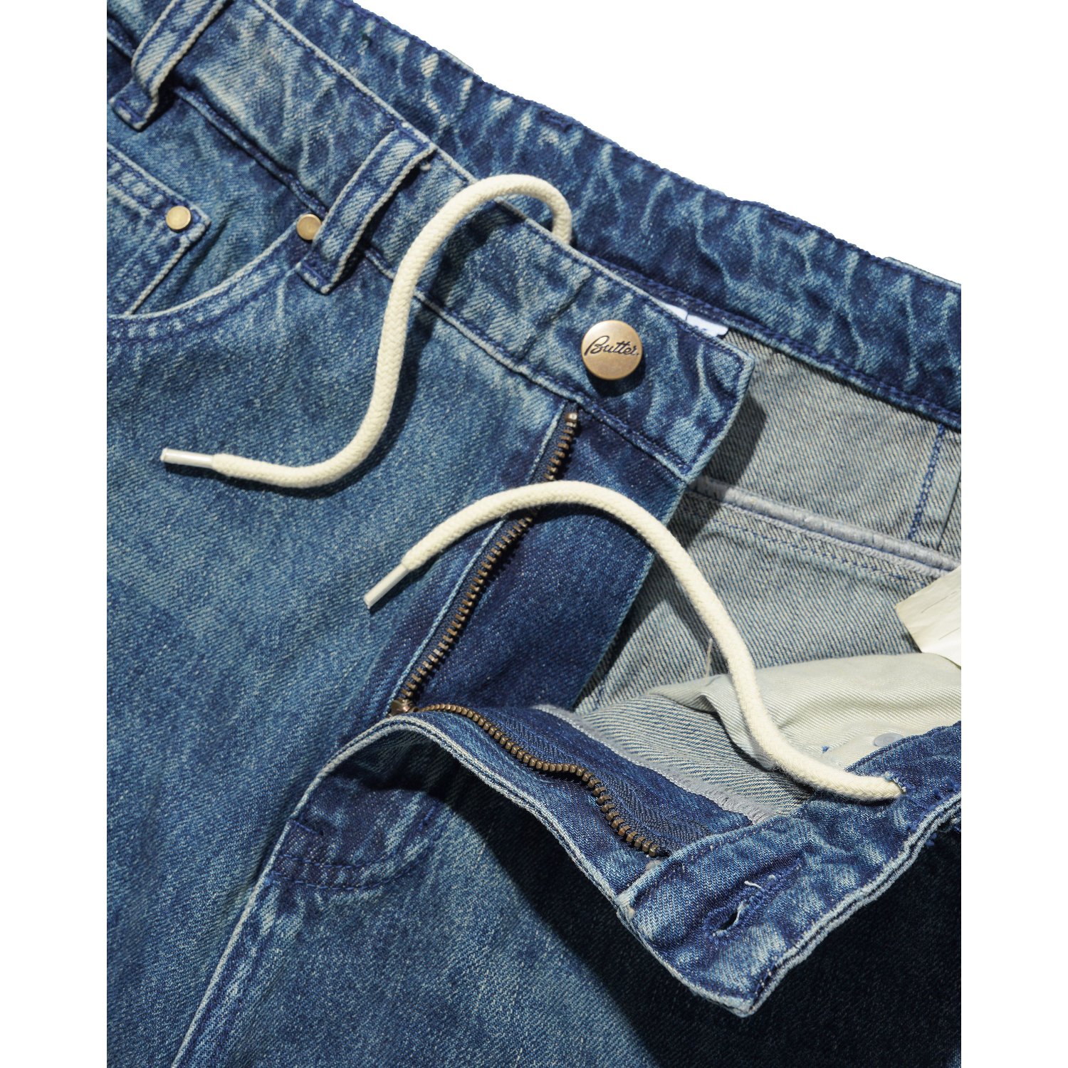 Wide Cut Denim Jeans