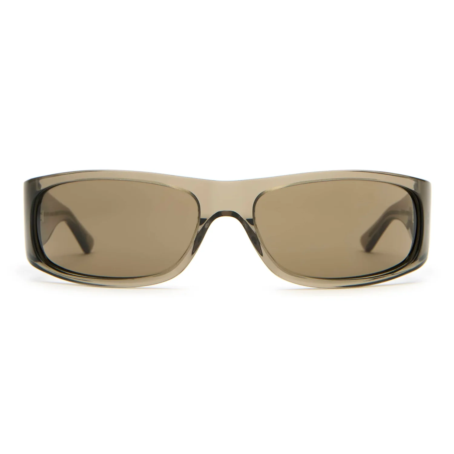 Sonnenbrille, Kunststoffrahmen, brauner Rahmen, braune Gläser, rechteckige Gläser