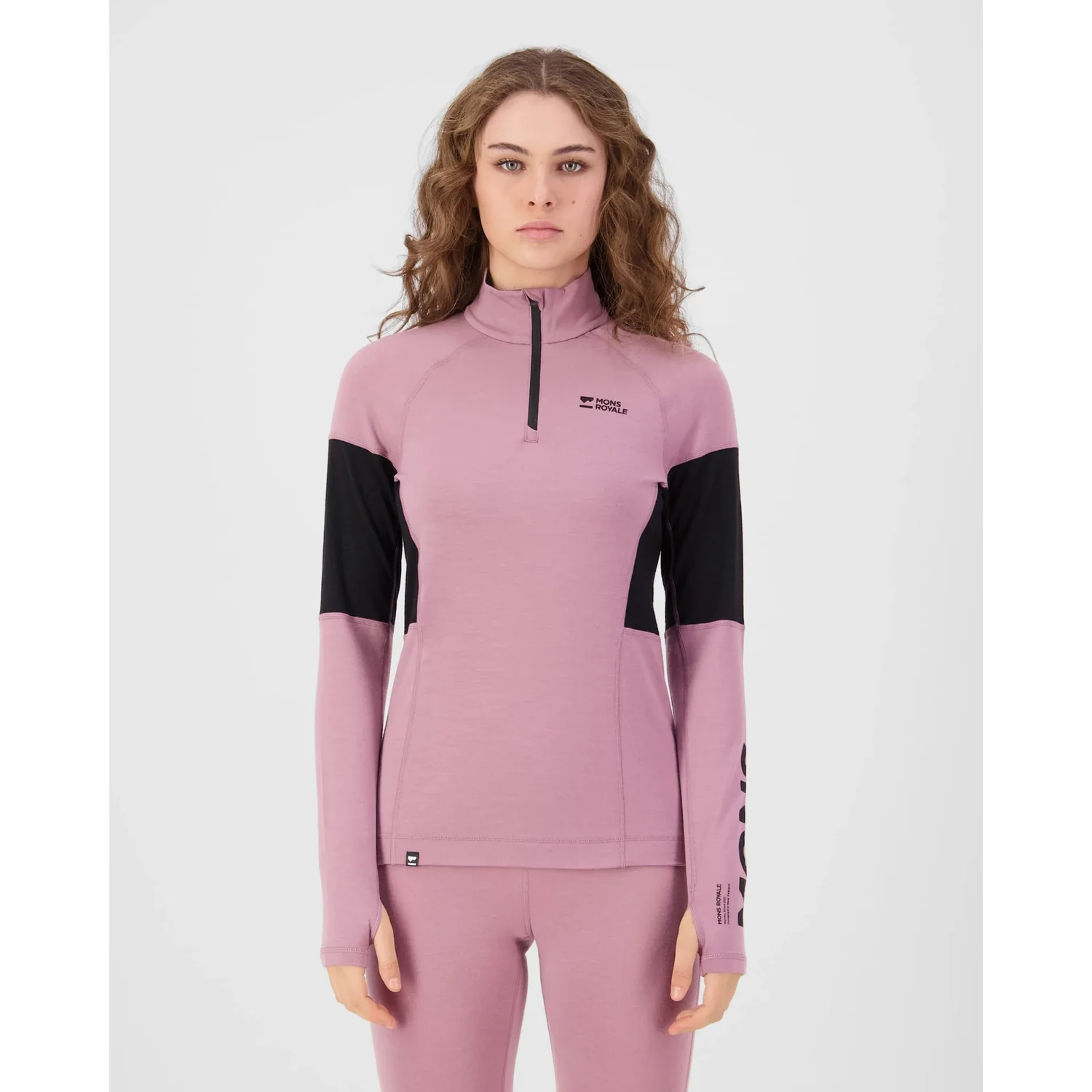 Mons Royale Olympus 1/4 Zip LS, vue 2