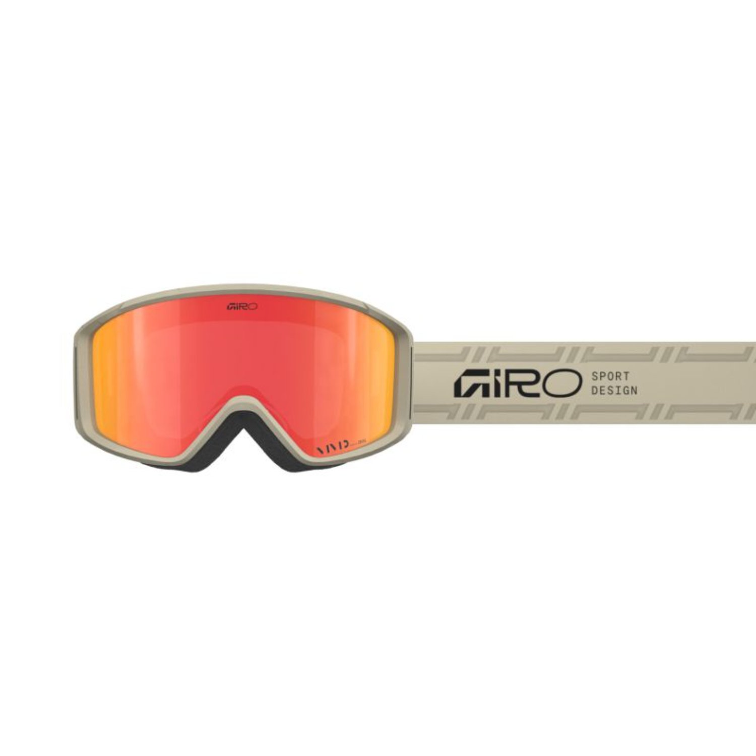 Index 2.0 Vivid Goggle Schutzbrille, Skibrille, Goggles, orange Linse, Streifenband