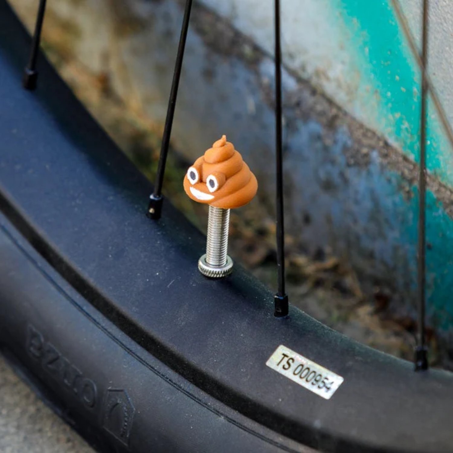 valve de vélo, valve, valve de pneu, émoticône, petite figurine