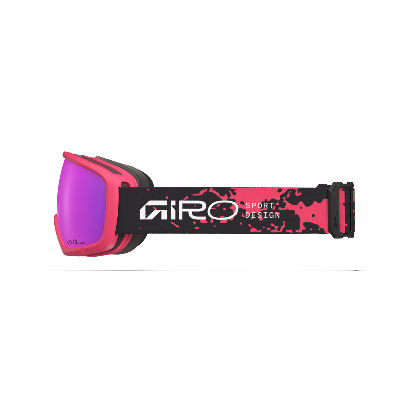 Lunettes de moto, lunettes de protection, rose, monture en plastique, cordon à motif