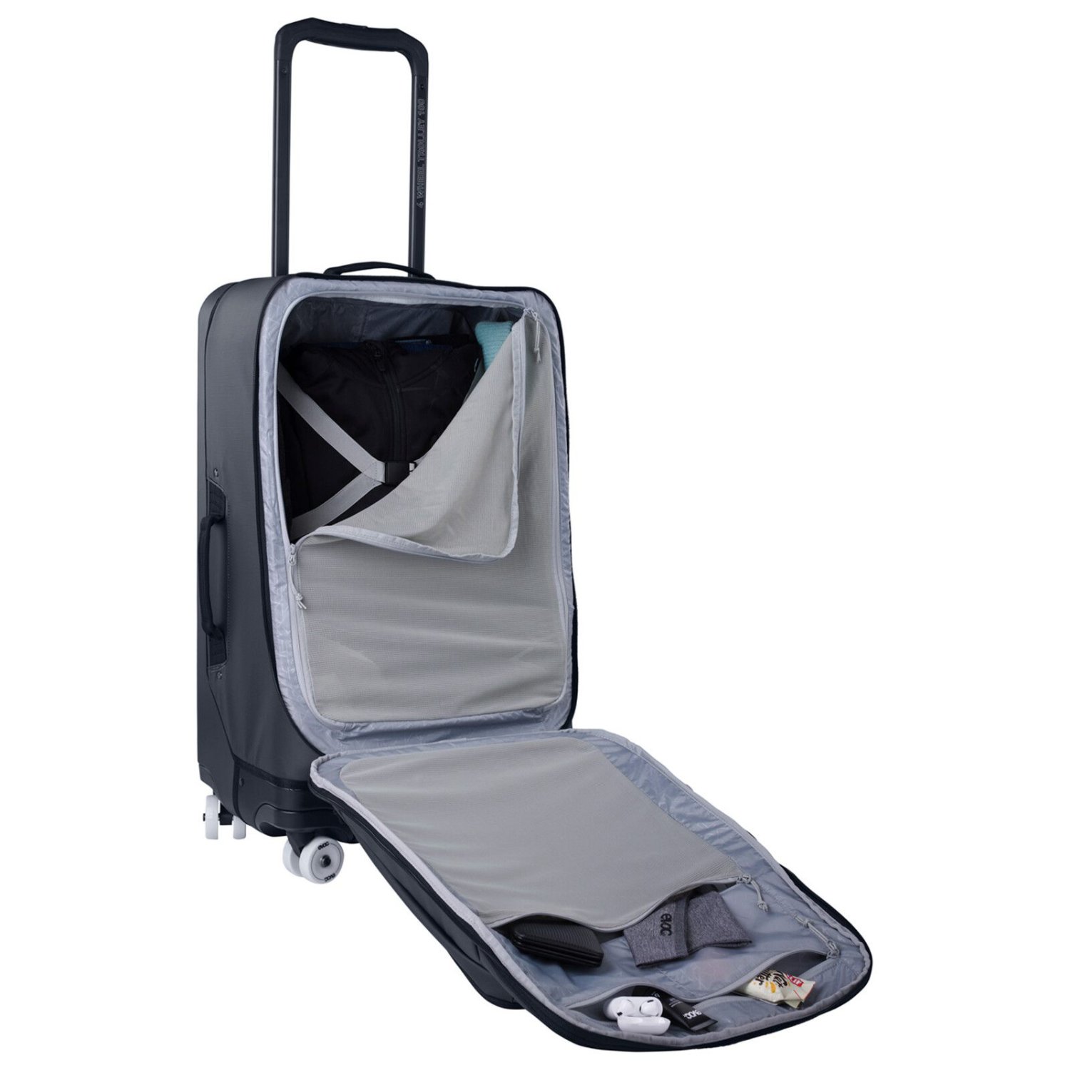 4-Wheel Trolley 100L Koffer, Trolley, Reisekoffer, Gepäckorganizer, Harte Hülle