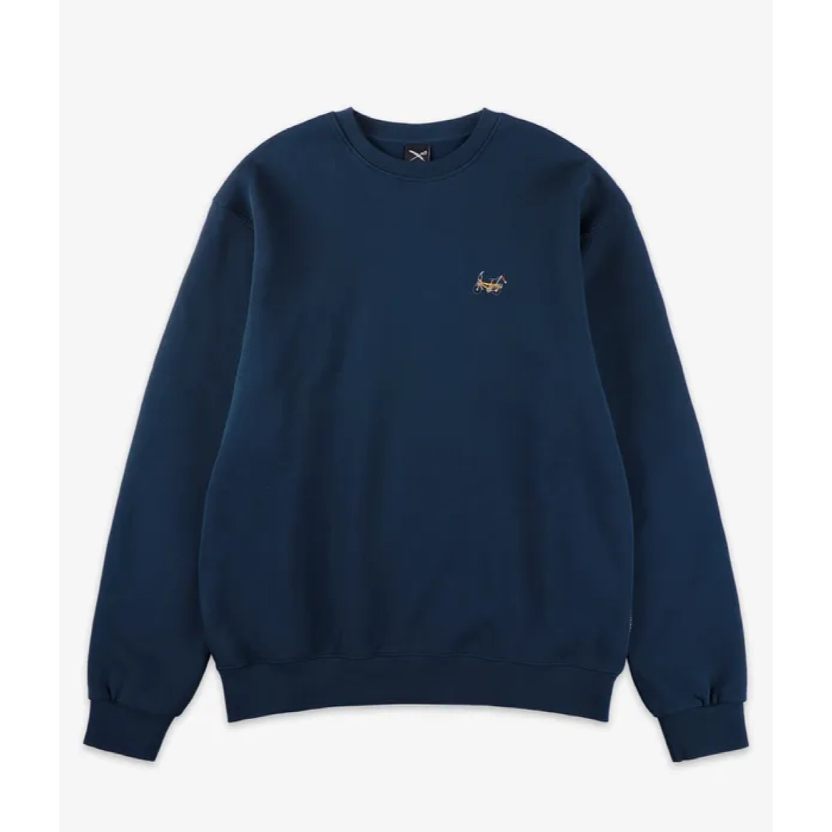 Bonacycle Crewneck Oberteil, marineblau, Sweatshirt, Rundhalsausschnitt, kleines Logo