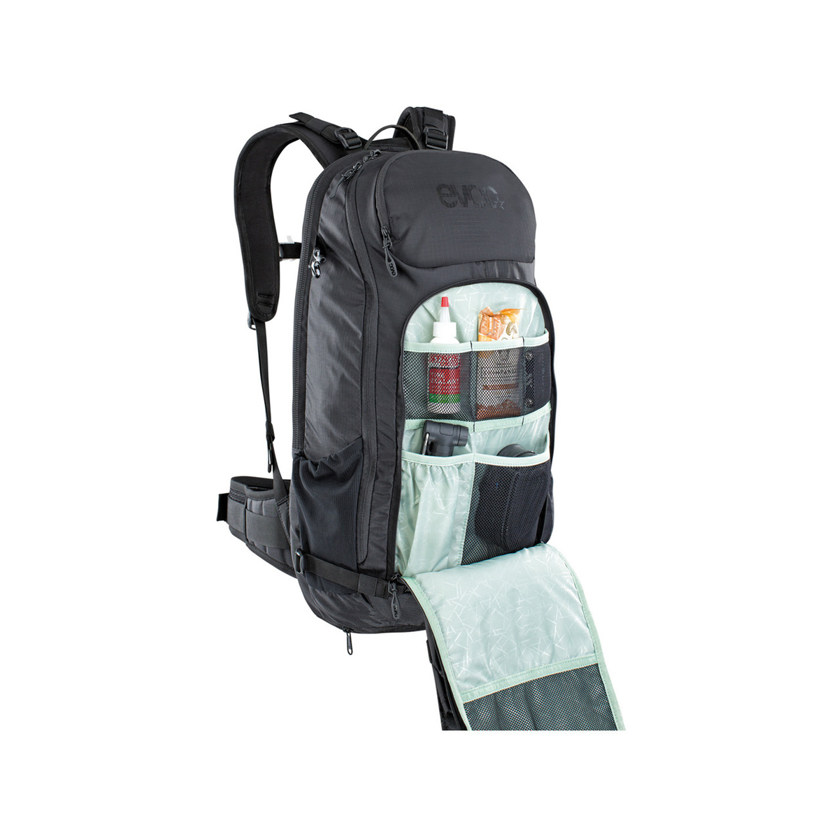 Rucksack, Tagesrucksack, Organisationsrucksack, Fronttasche, Messer-Organizer