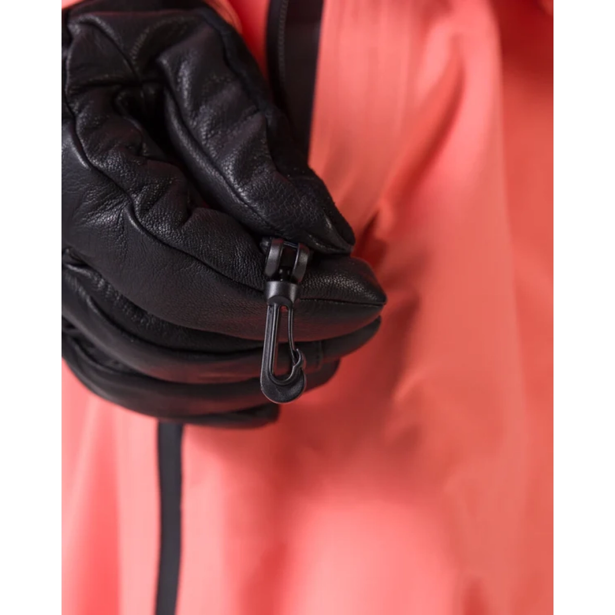 3L Easy Pant Gants, caoutchouc, fermeture à clip, fermeture éclair, polyester ?, gants, cuir, noir, fermeture éclair, cordon de serrage