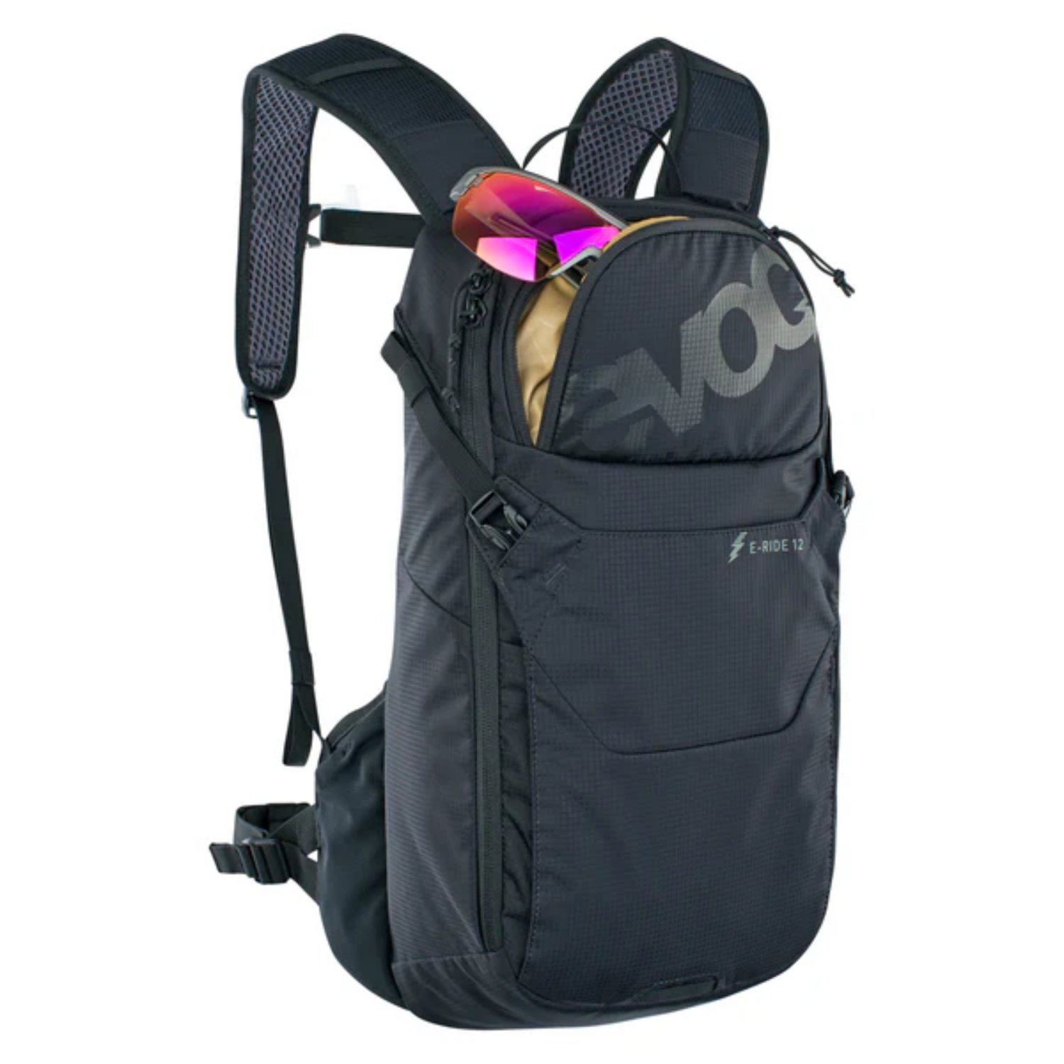 E-Ride 12L Backpack Sac à dos, randonnée, sac à dos avec poche avant, sac à dos d'hydratation, réfléchissant la nuit