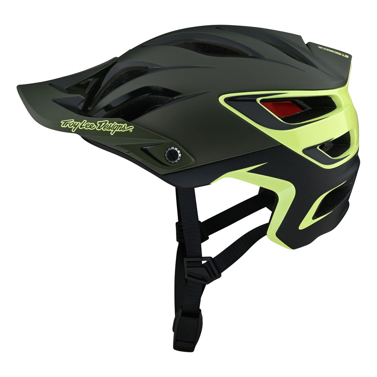 A3 Helmet Mips Troy Lee Designs A3 Helmet Mips Uno Glass Green
