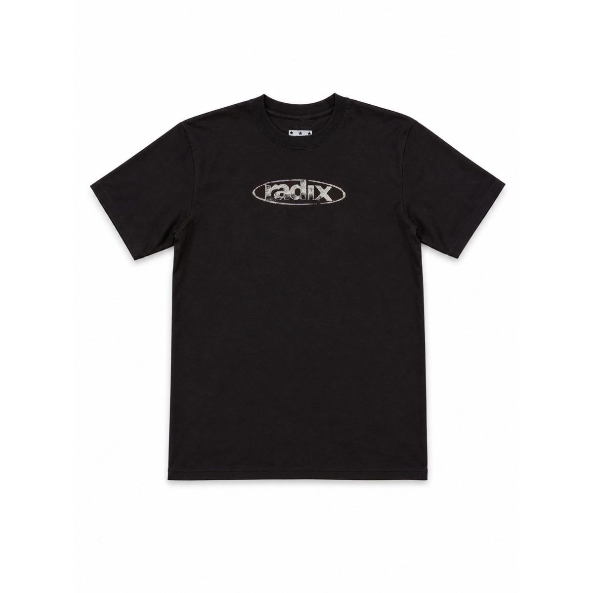 T-Shirt, Schwarz, Kurzarm, Rundhals, Logo