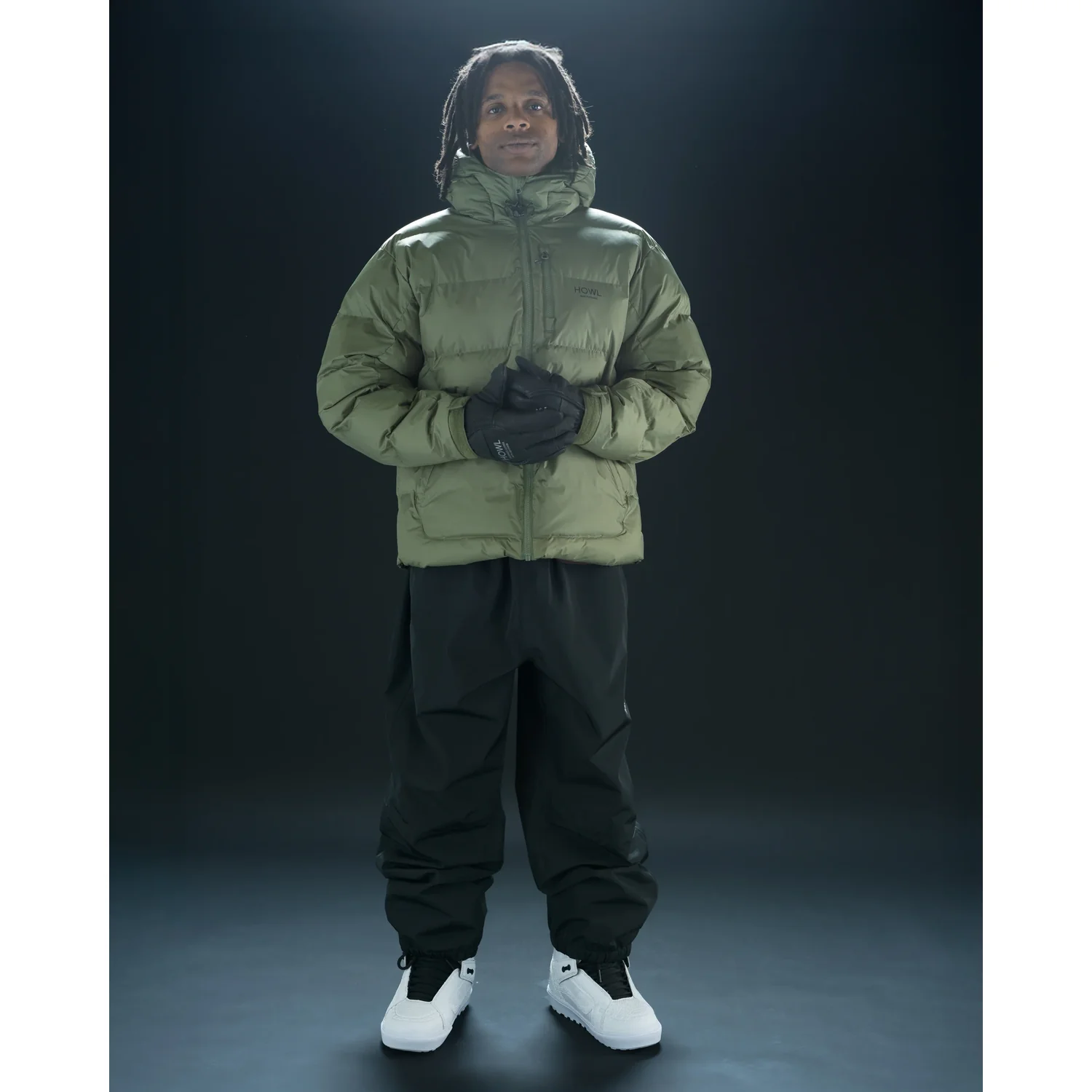 Pufferjacke, Khaki, Steppjacke, Winterkleidung, Hose, Daunenjacke, Olivgrün, Kapuze, Steppjacke, Reißverschluss