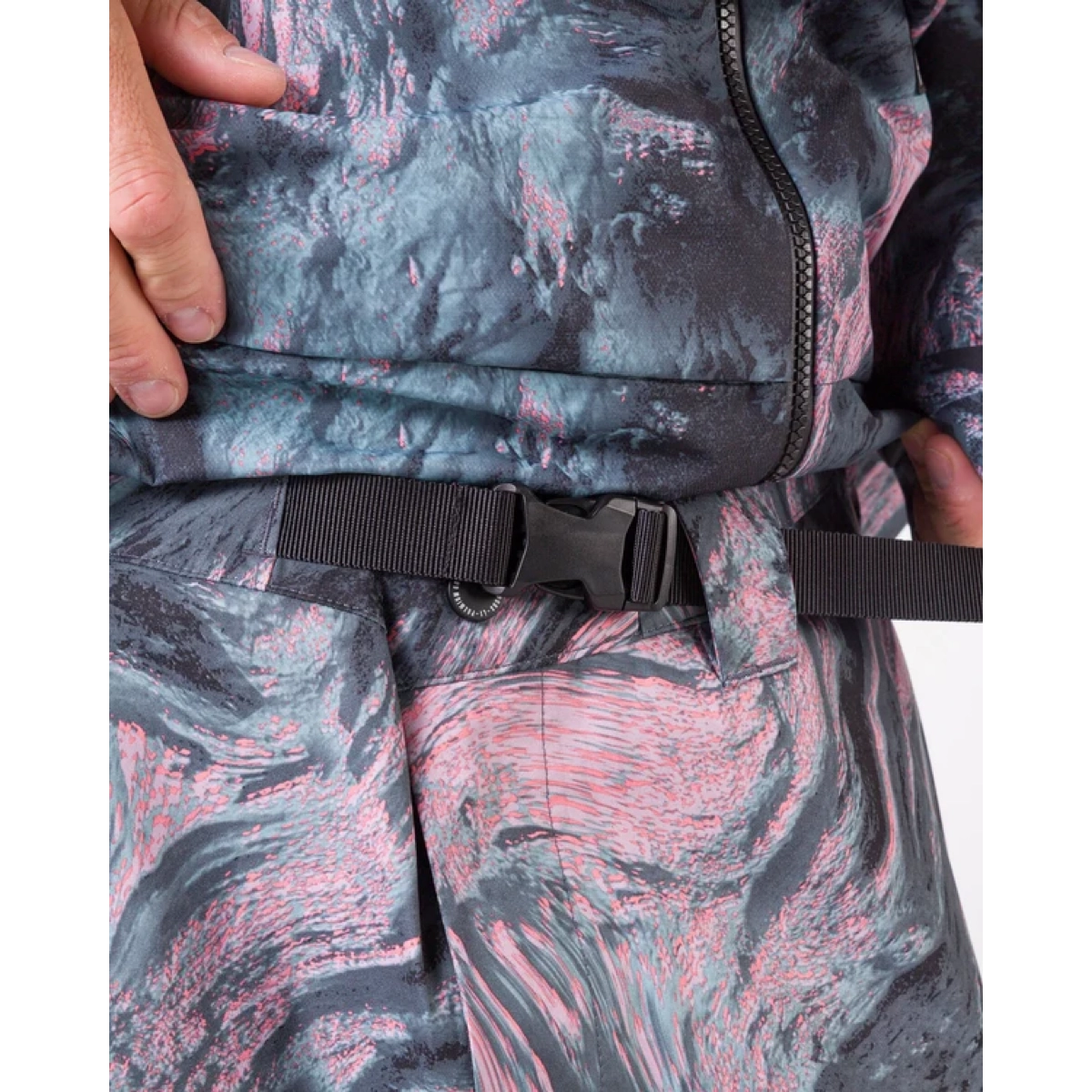 Axial Pro Pant Tissu pour veste, fermeture éclair, sangle de ceinture, cordon de serrage, motif, sac à dos, ceinture, ceinture réglable, boucle en plastique, sac de tous les jours
