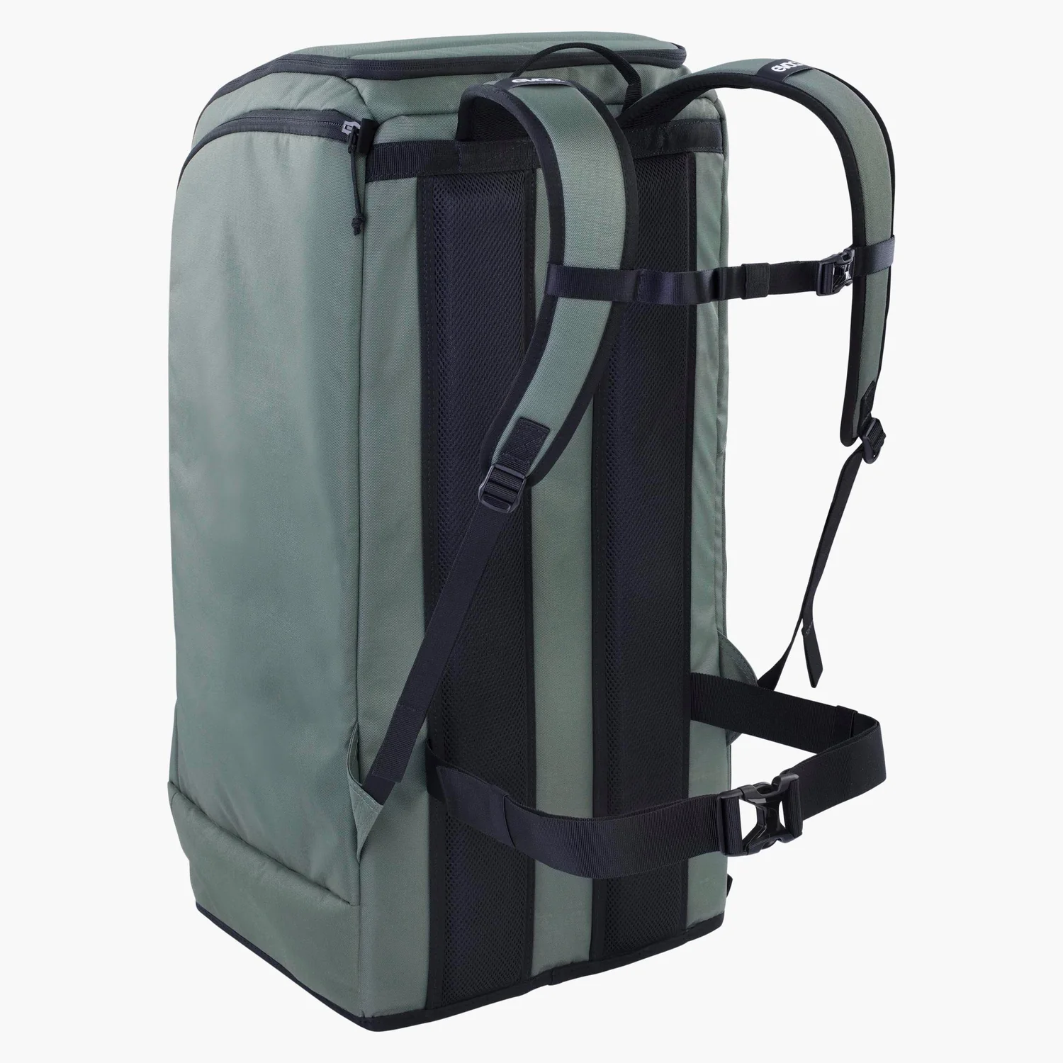 Rucksack, Salbeigrün, Rolltop-Verschluss, Brustgurt, Hüftgurt
