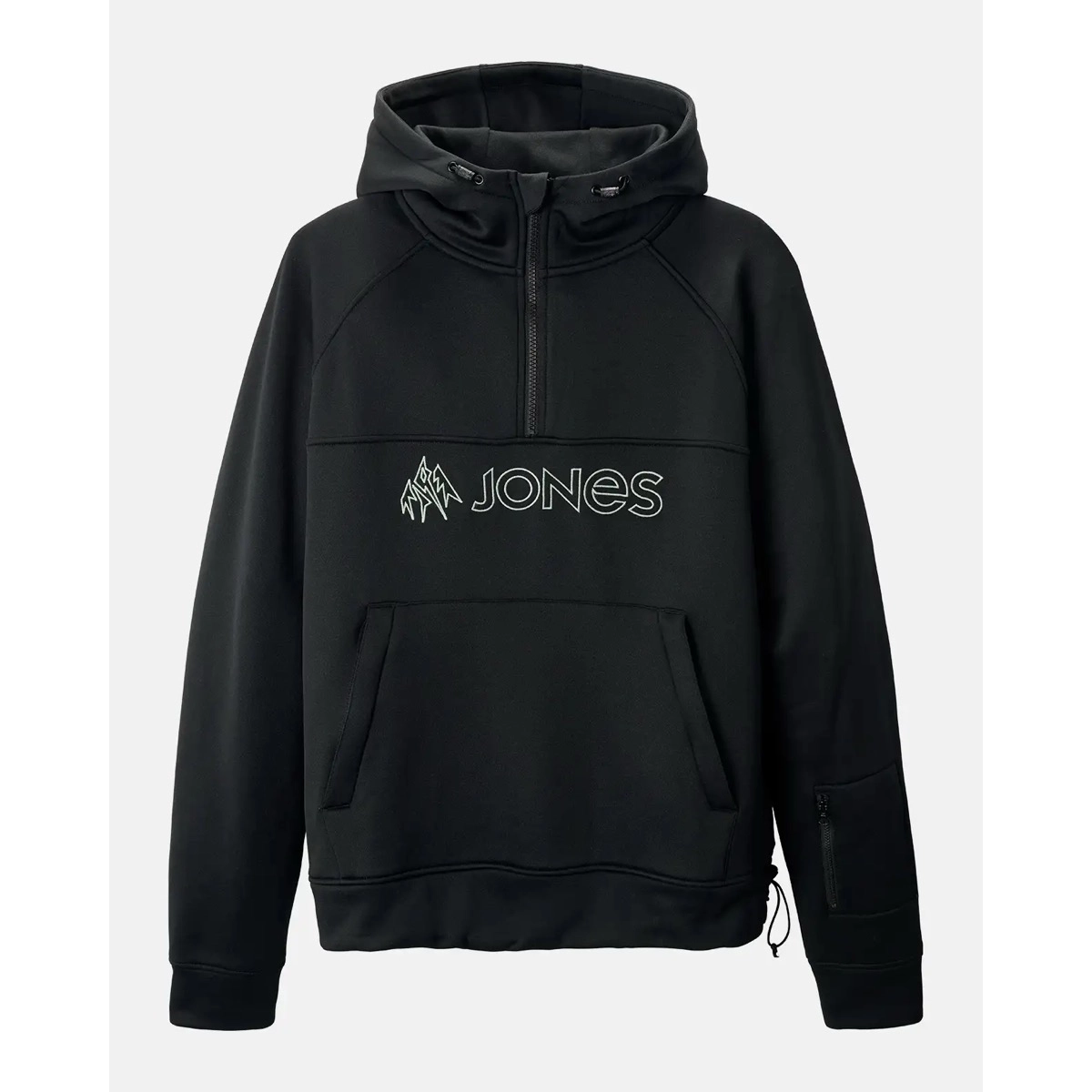 Mens Fleece Riding Hoodie Jones Mens Fleece Riding Hoodie Stealth Black