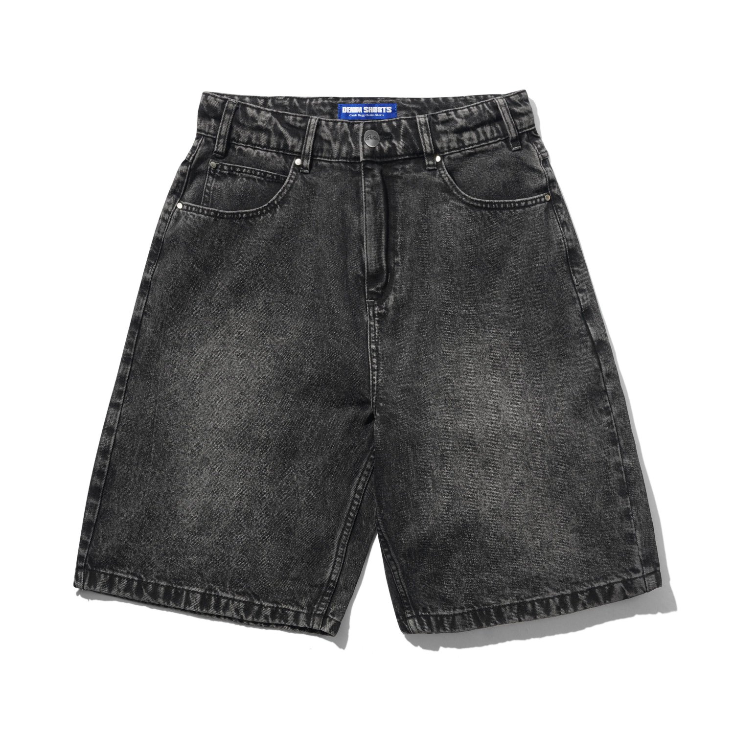  Short en jean, bleu nuit, short, tissu denim, poches avant