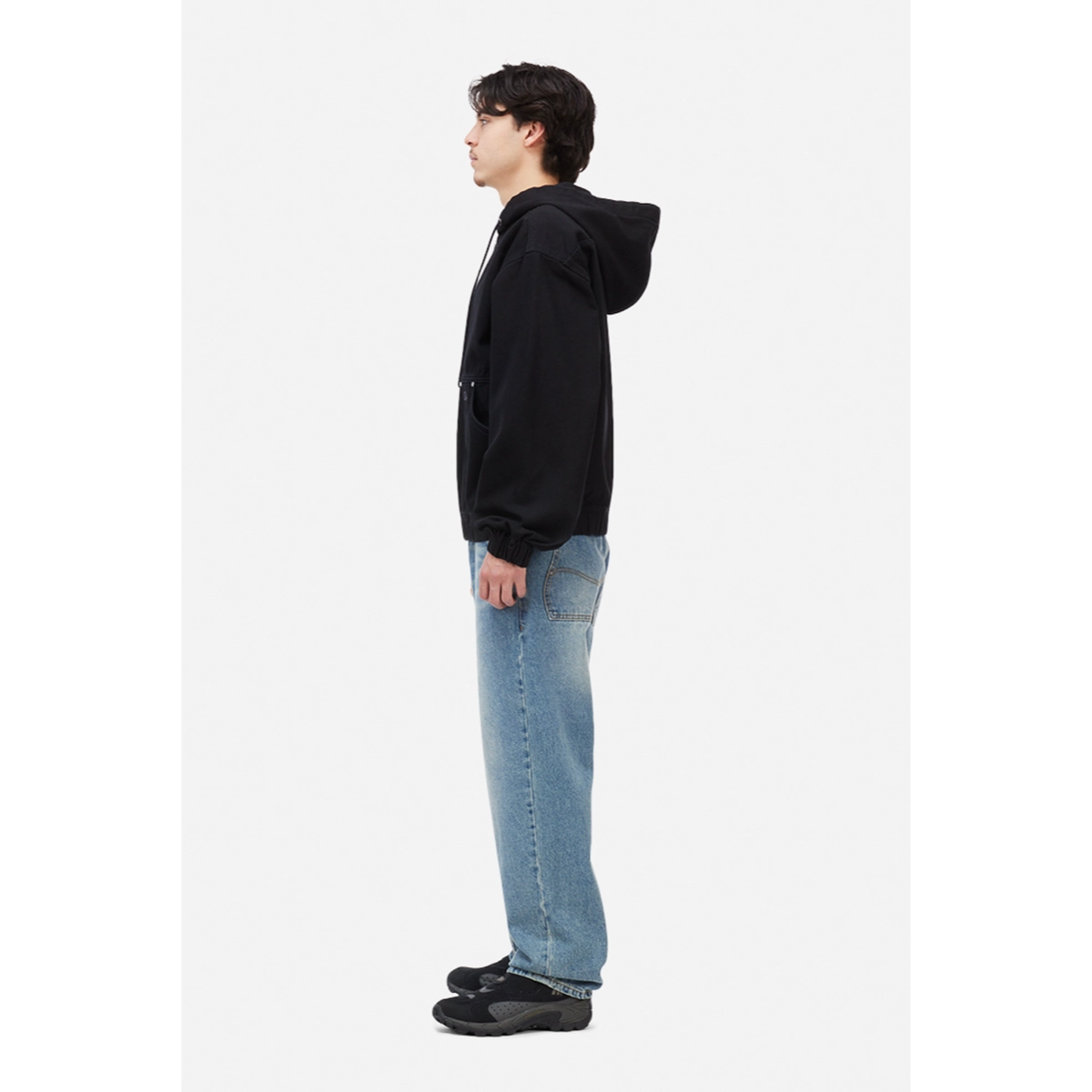 Hooded Denim Jacket Hooded Denim Jacket