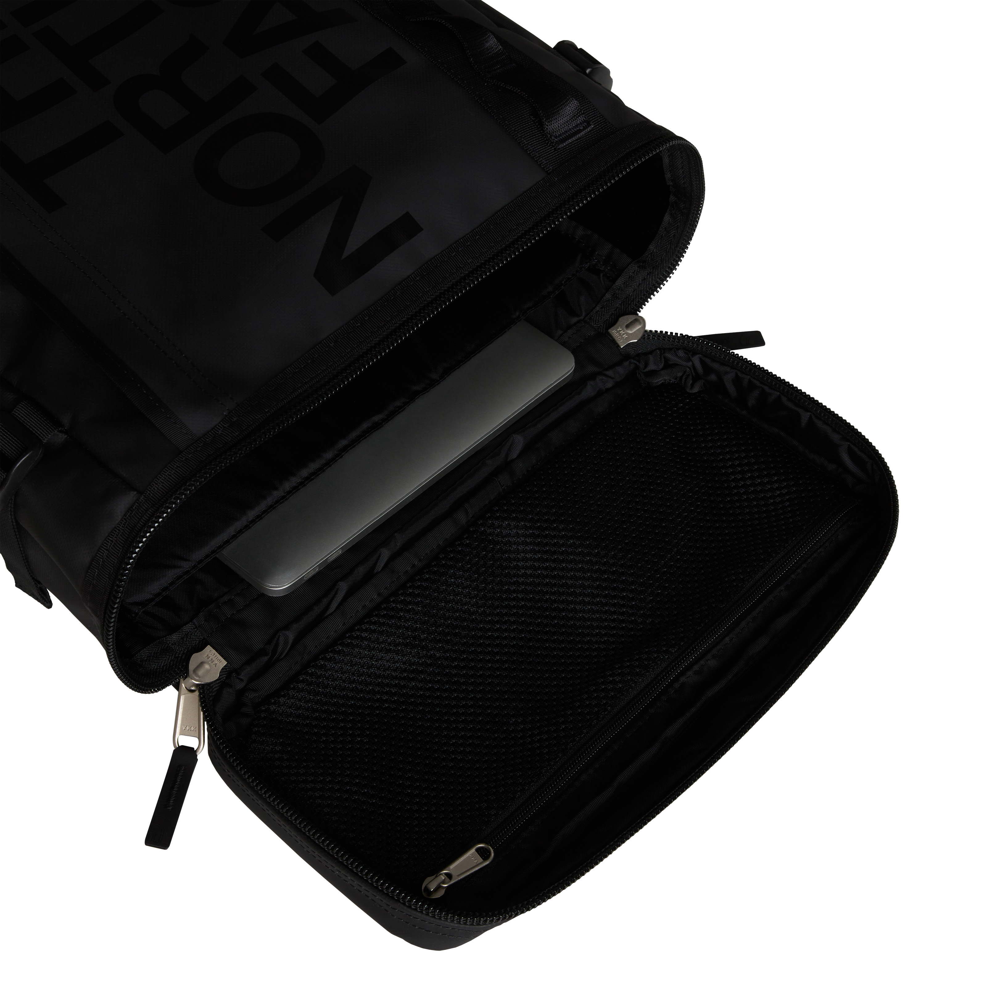 Sac à dos, fermeture éclair, compartiment principal, poche en filet, poche pour tablette