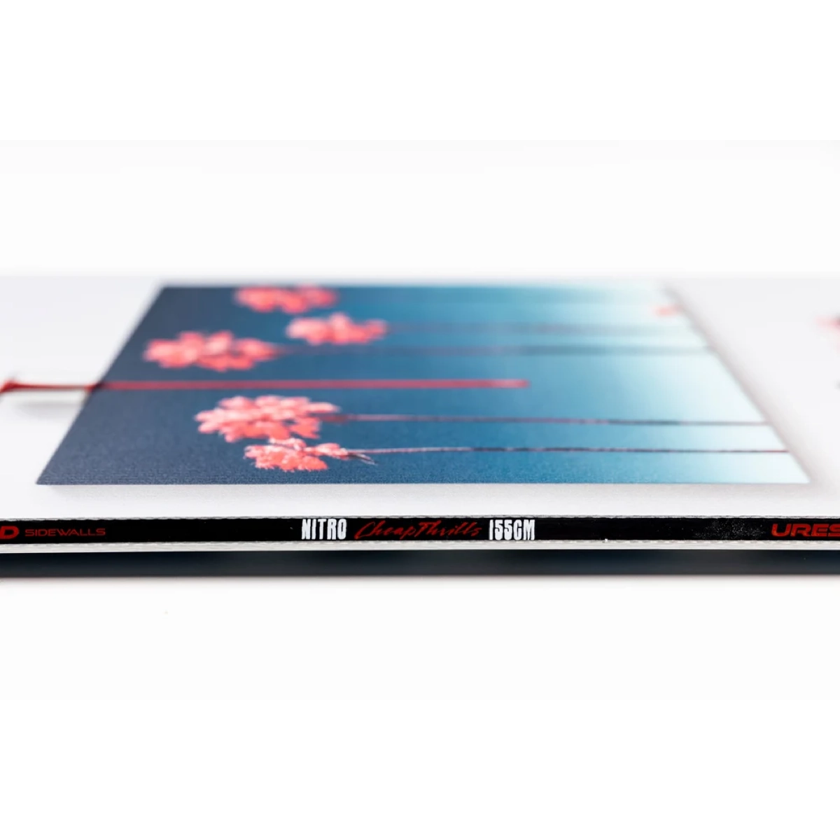 Cheap Thrills Table de tennis, ping-pong, Nitriplate?, 152?, Bedien?, plateau de table, noir, bords, motif floral, visible de face