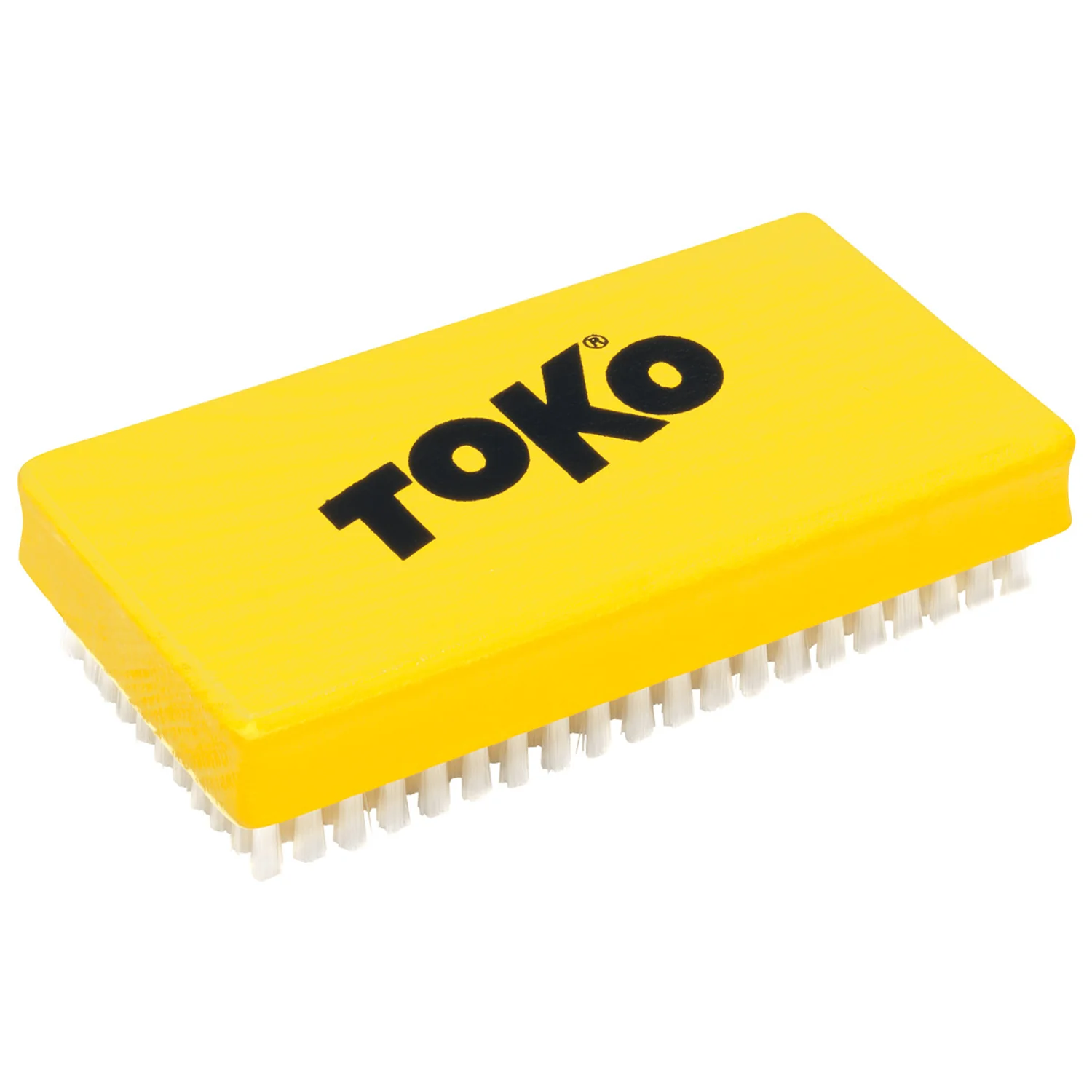 Électronique, matériel informatique, pinceau, appareil, outil, brosse à chaussures, corps en plastique, poils blancs, jaune, rectangulaire