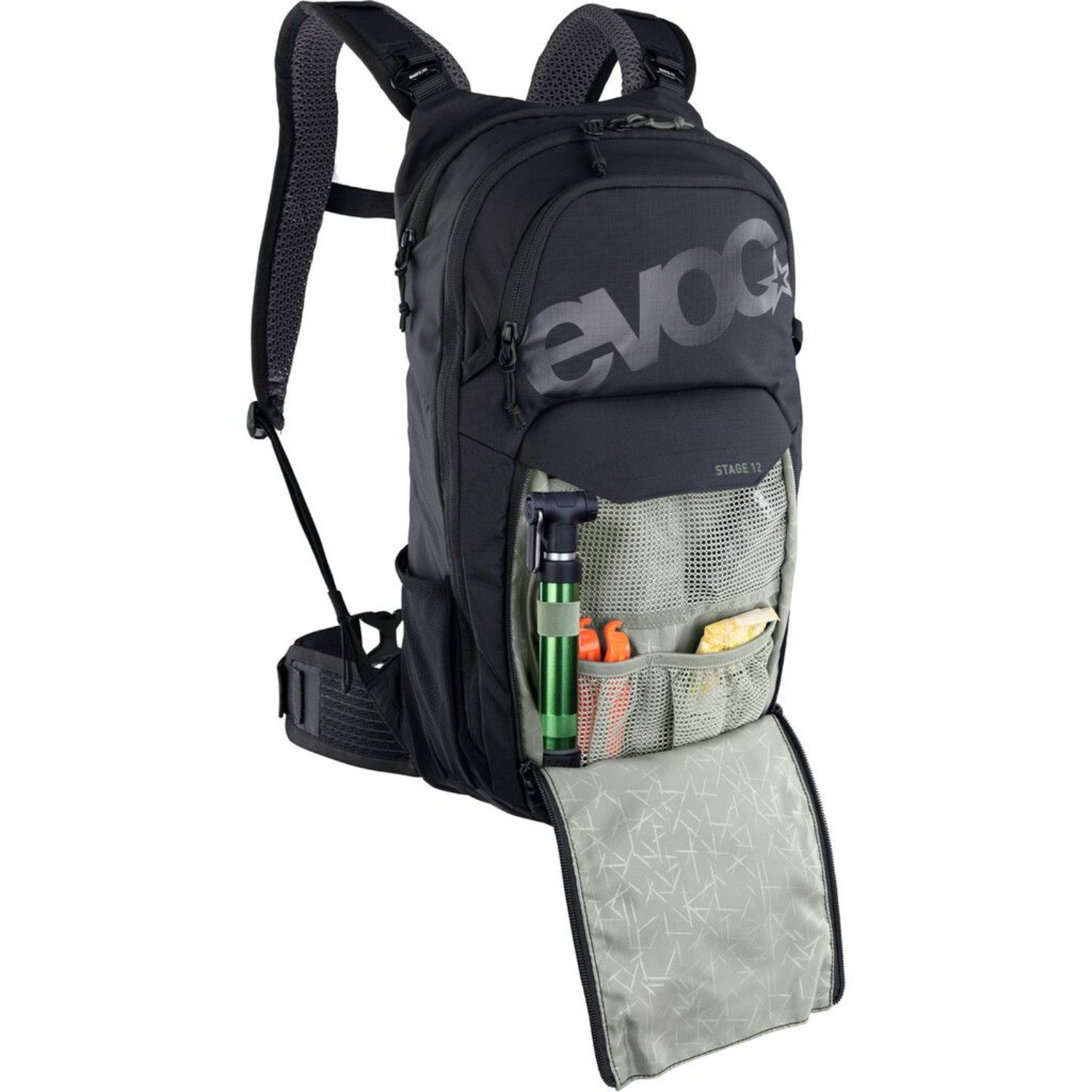 Rucksack, Outdoor, Vordertasche, Netztaschen, Staukoffer-Set