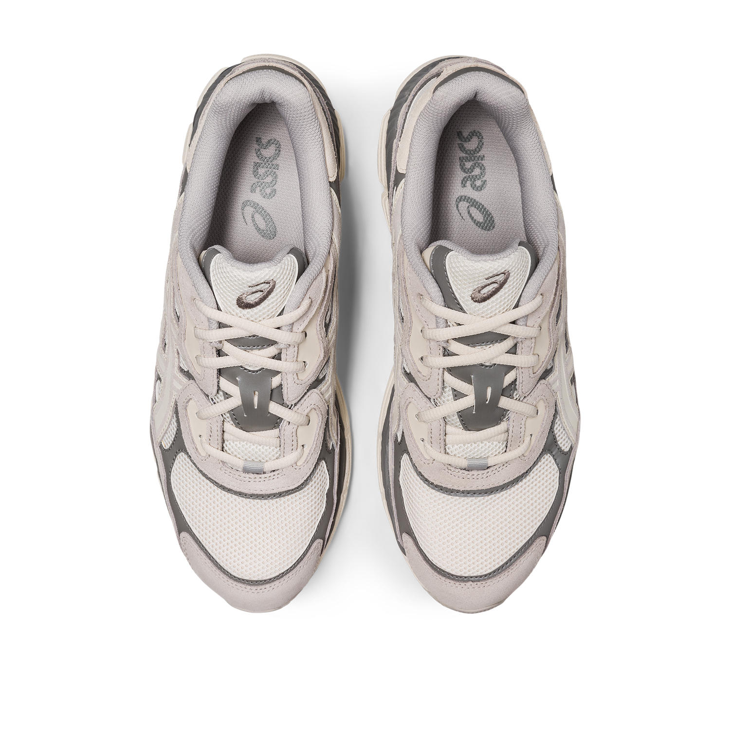 GEL-NYC Baskets, chaussures de sport, tige en mesh, gris clair, chaussures à lacets