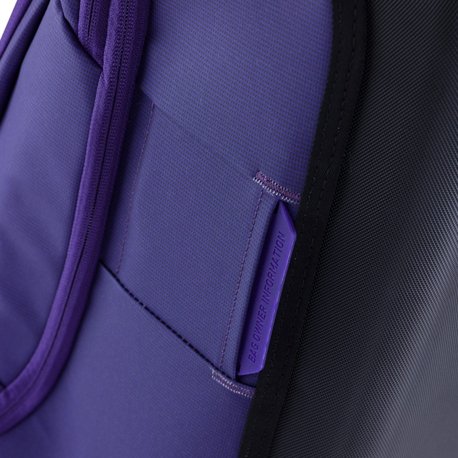 Rucksack, Laptopfach, Kuscheliges Material, Lila Farbe, Seitentasche