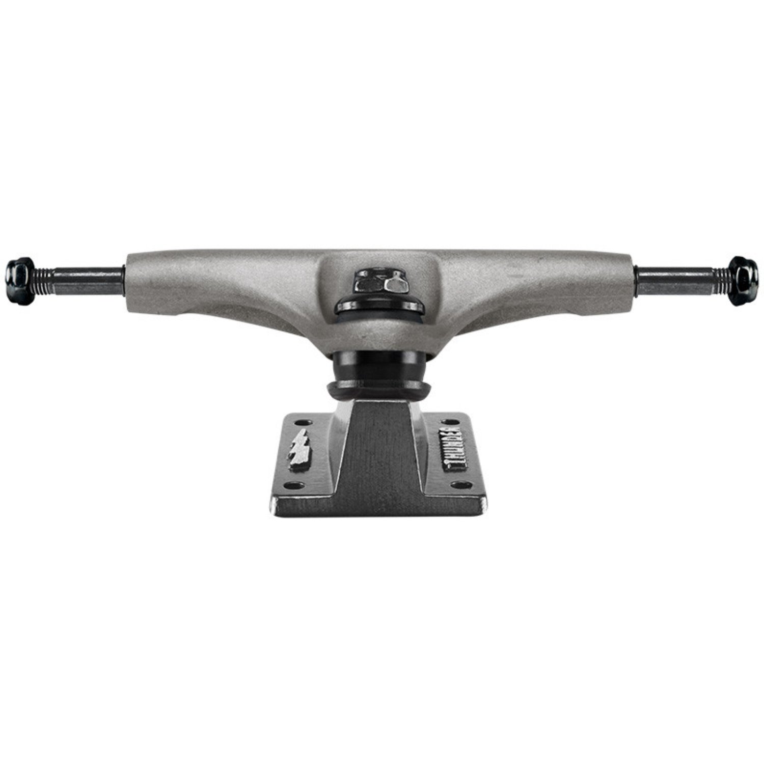 Skateboard Truck, Top Platte, Bushing, Metallic Gray, Longboard Truck