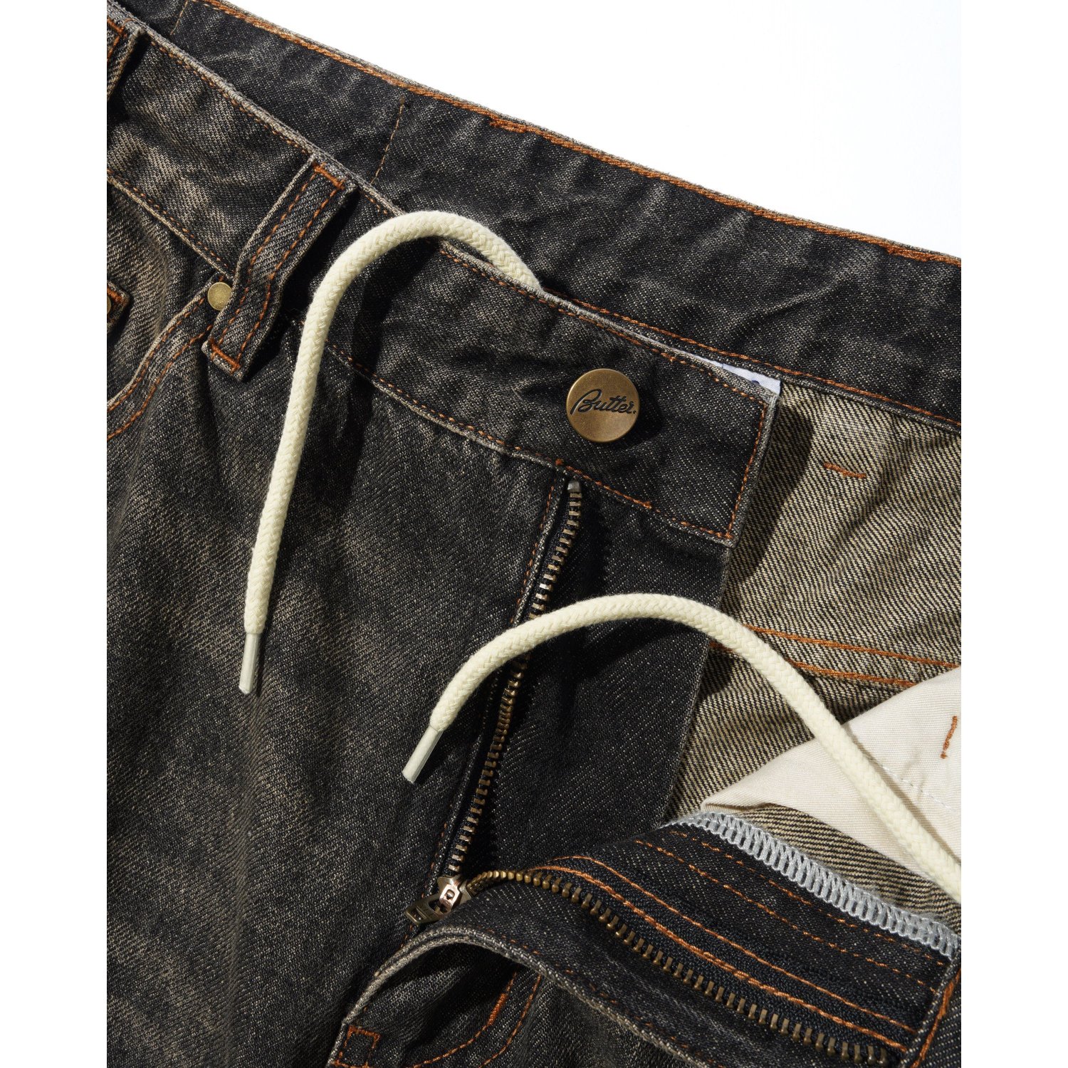 Wide Cut Denim Jeans