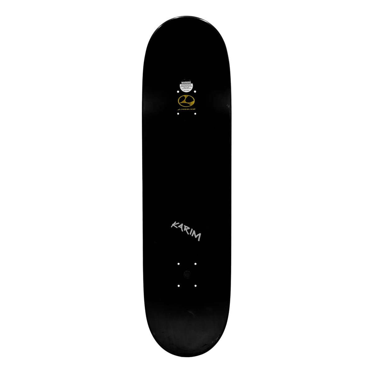 Schwarz, Skateboard, Longboard, KARIM, Logo gold, skateboard, Deck, schwarz, vollständiges Set, Karim