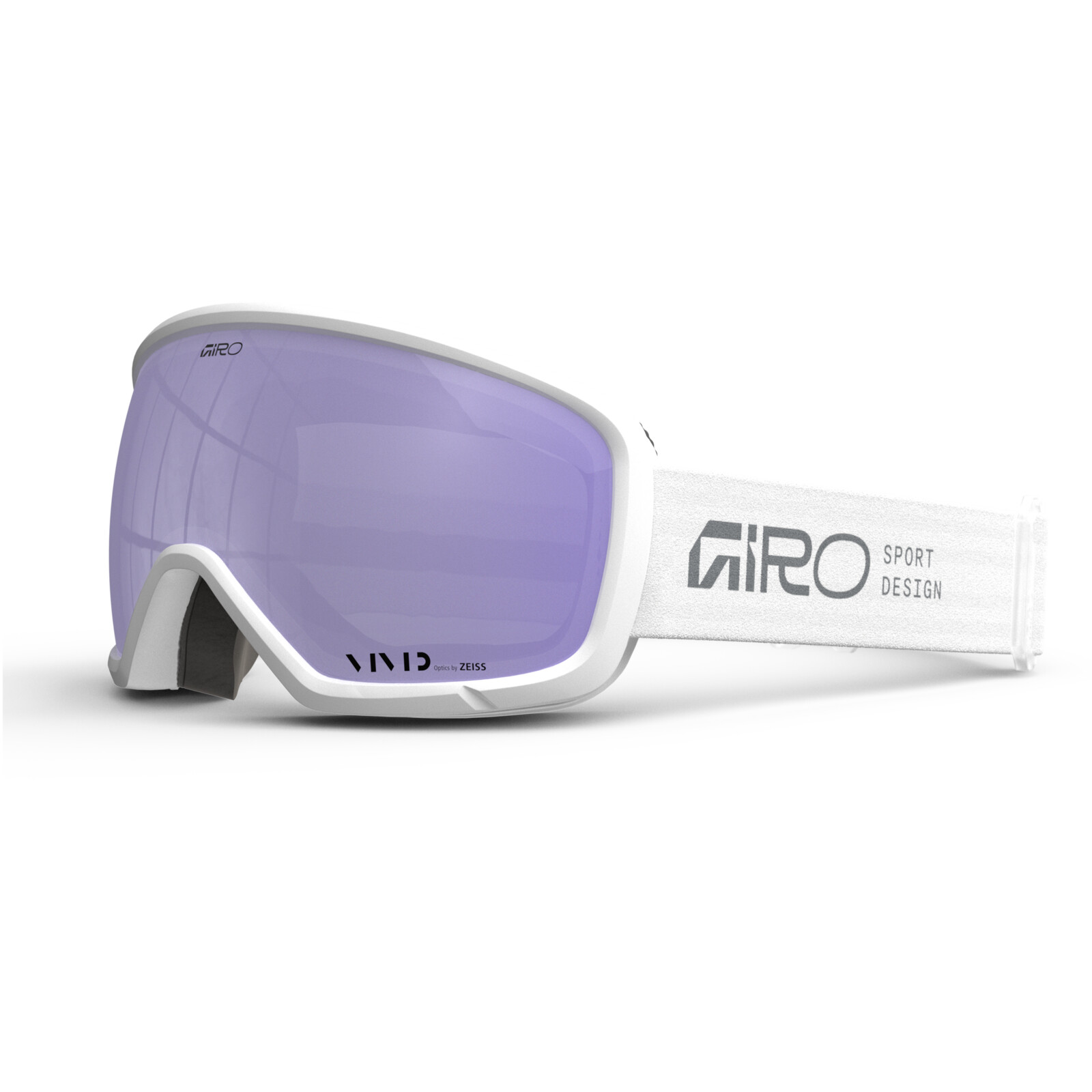 W Ringo Vivid Goggle Lunettes de ski, lunettes de protection, verres violets, design sportif, optique Zeiss