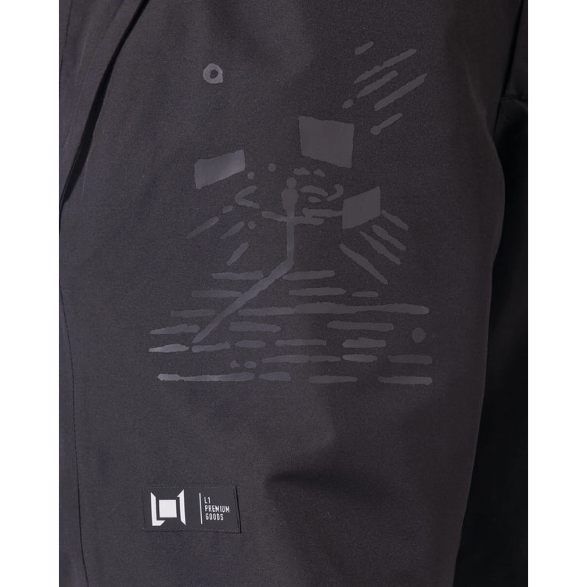 jacke, windbreaker, grafik, logo, dunkel, Hose, Hosejacke, Sweatpants, Material, Druck/Print